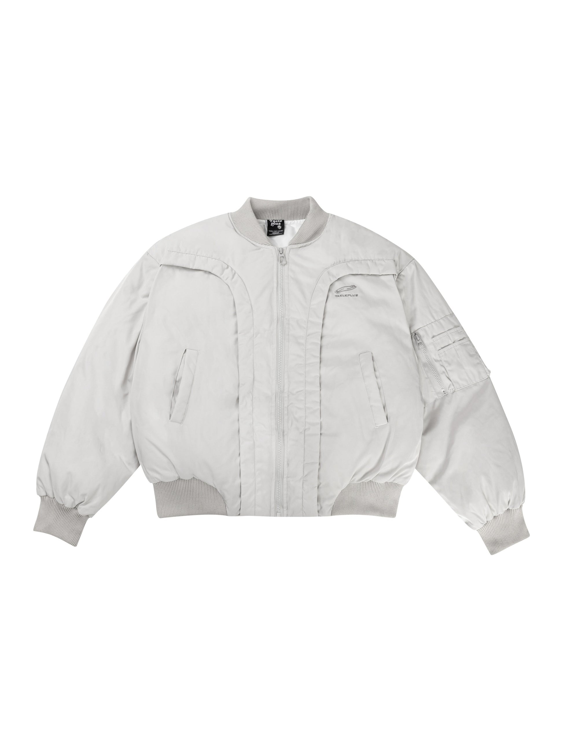 Deconstructed Padded Curved Short Flight Suit