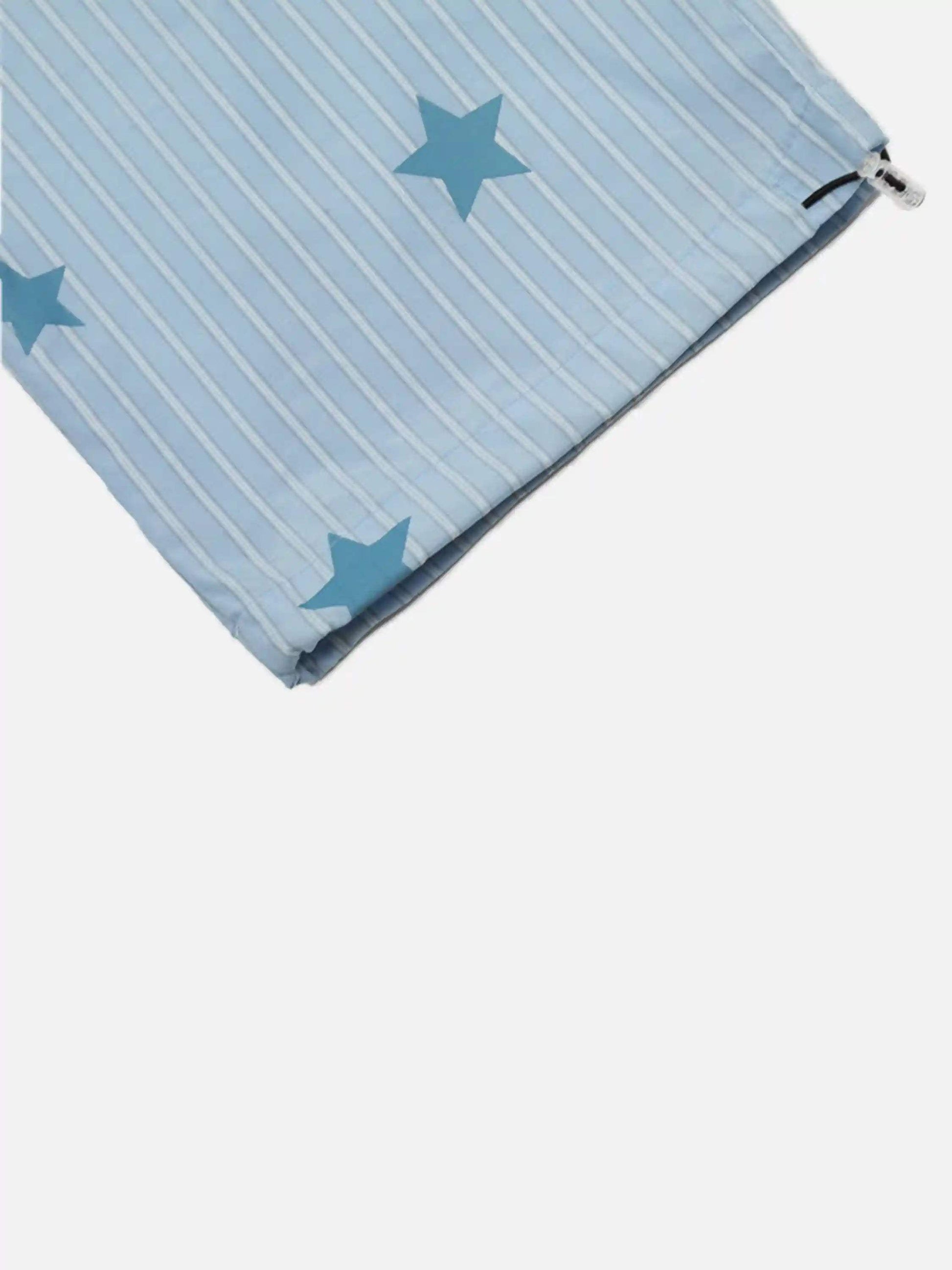 Disguisen Street Retro Star Vertical Stripes Trousers