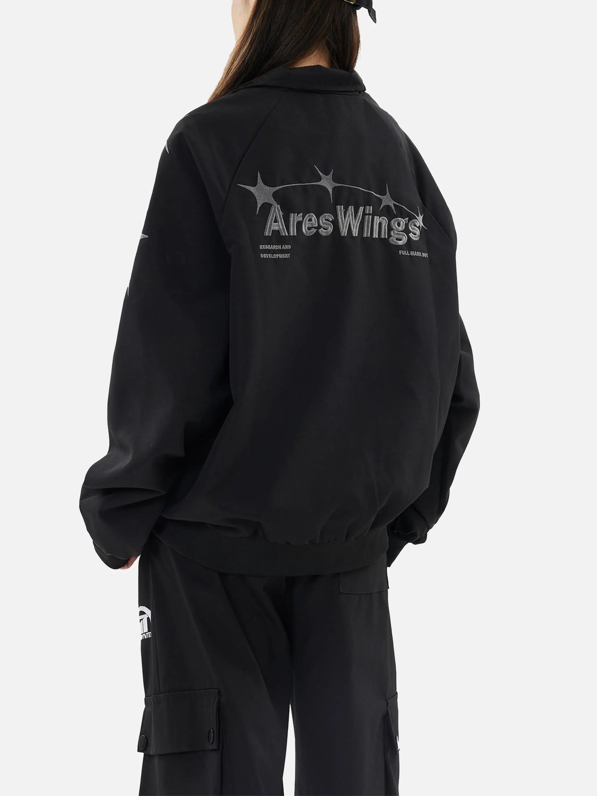 Disguisen Street Stars Embroidered Zip-Up Jacket