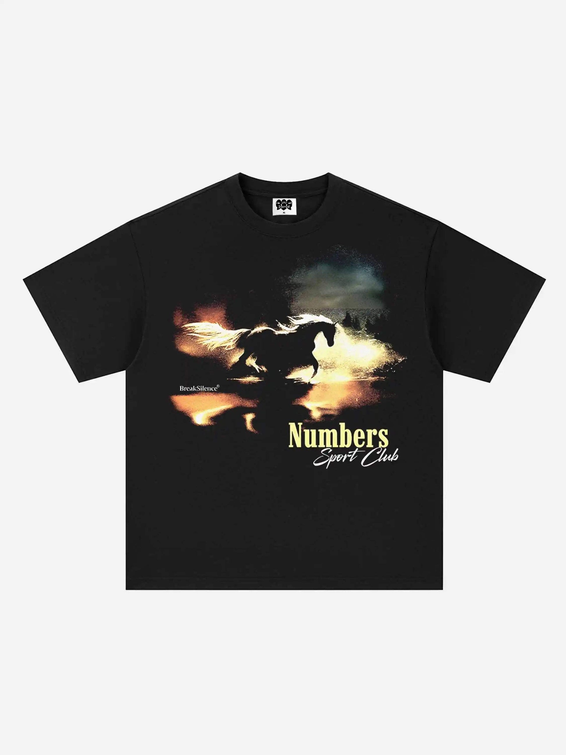 Disguisen Wild Horse Retro Street T-Shirt
