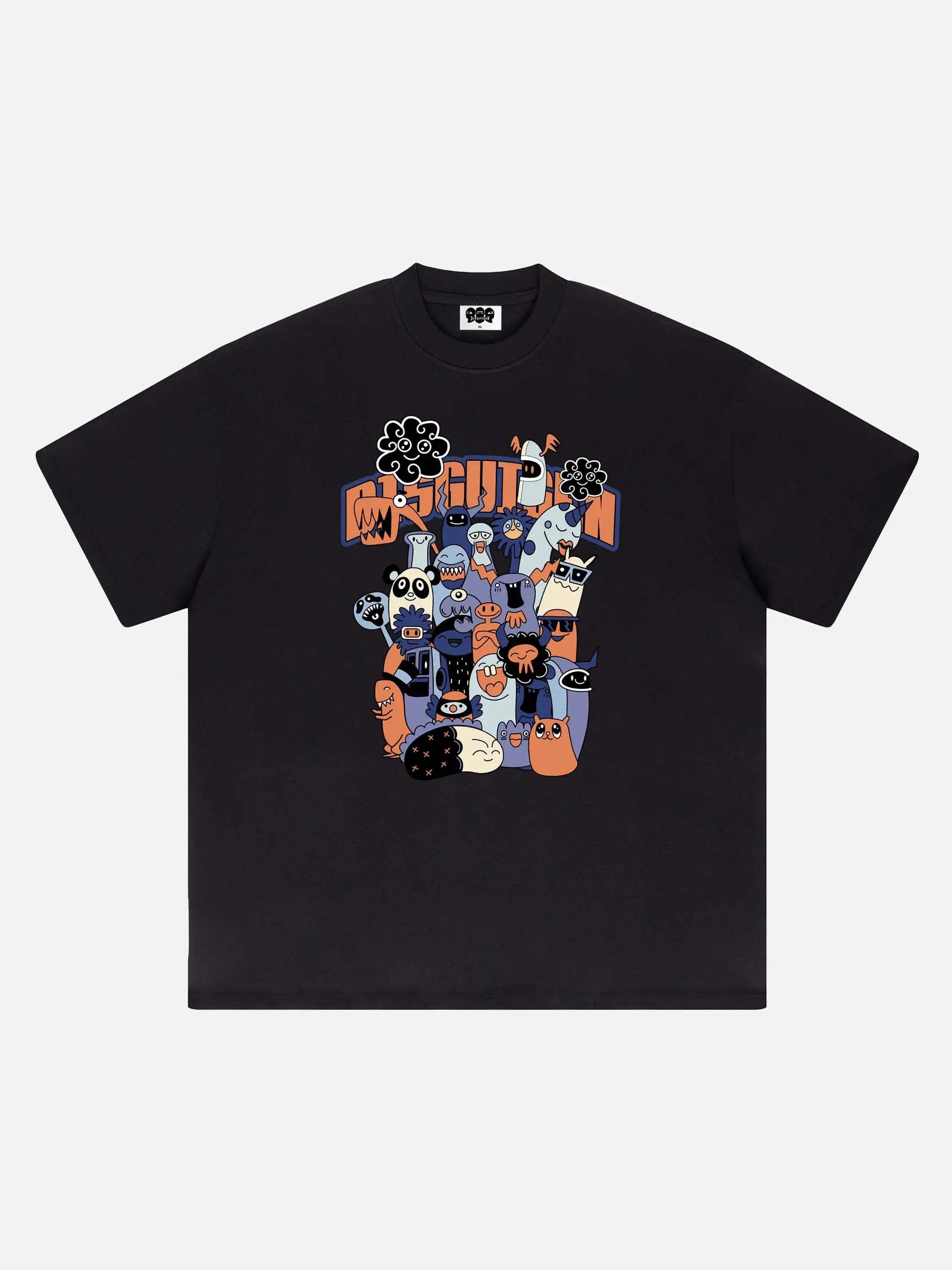 Disguisen Funny Cartoon Cotton T-Shirt