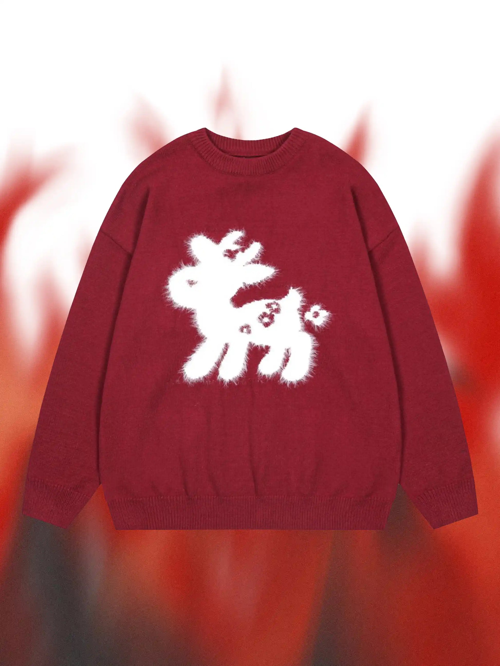 Sika Deer Crew Neck Sweater