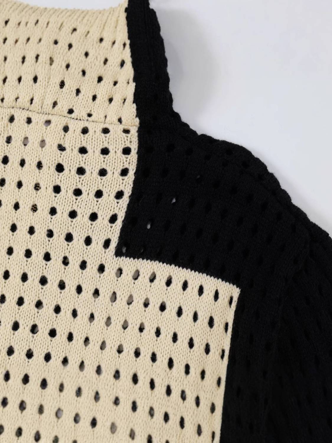 Hollow Cross Zipper Hoodie