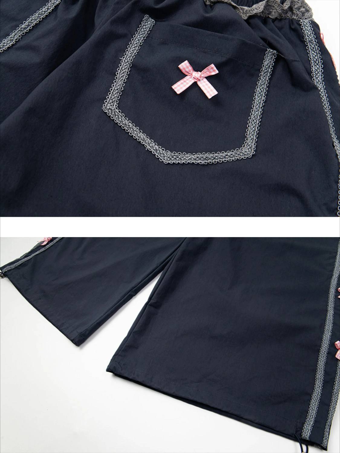 High Street Side Bow Decoration Pant