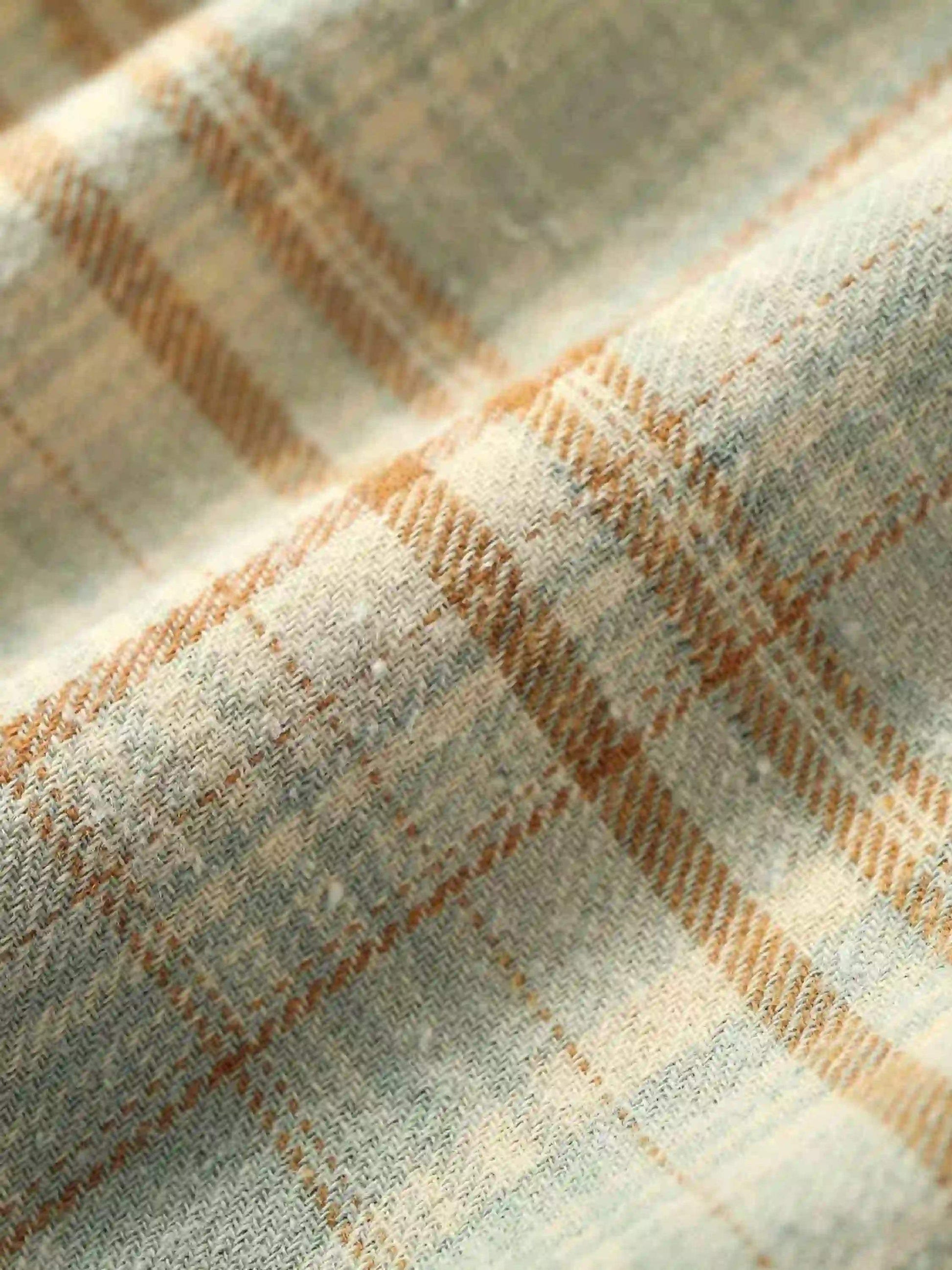 Disguisen Street Style Raw Edge Long Sleeve Shirt