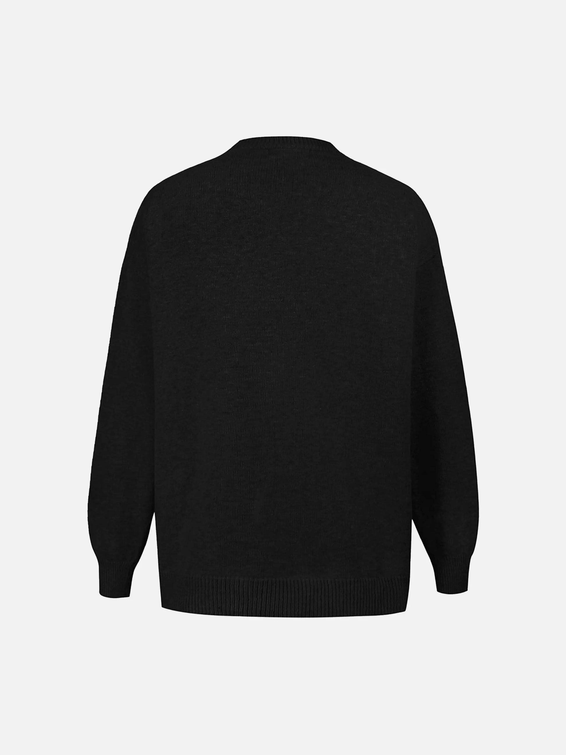 Jacquard Bathing Duck Crewneck Sweater