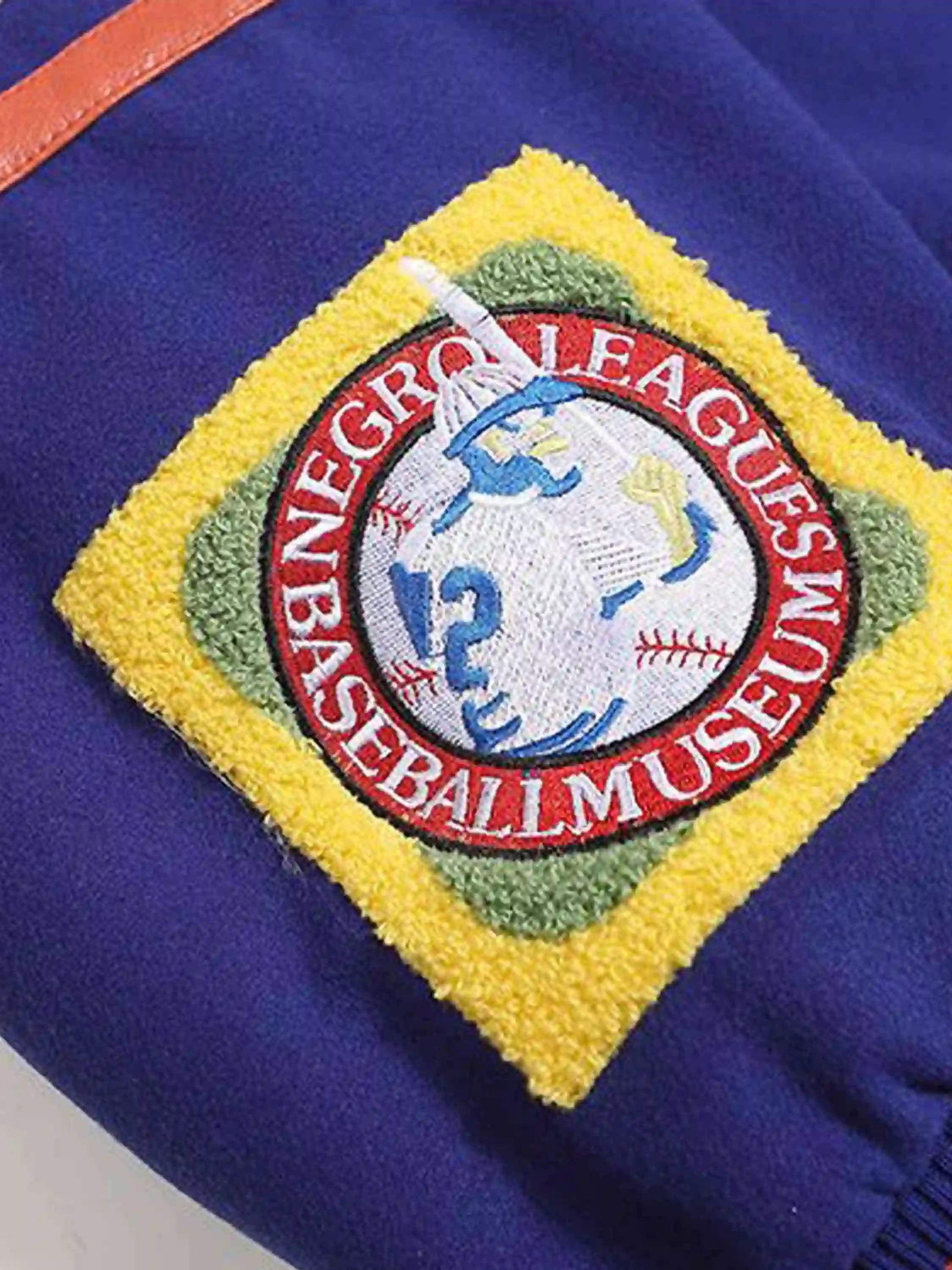 Disguisen Street Patchwork Embroidered Baseball Jacket