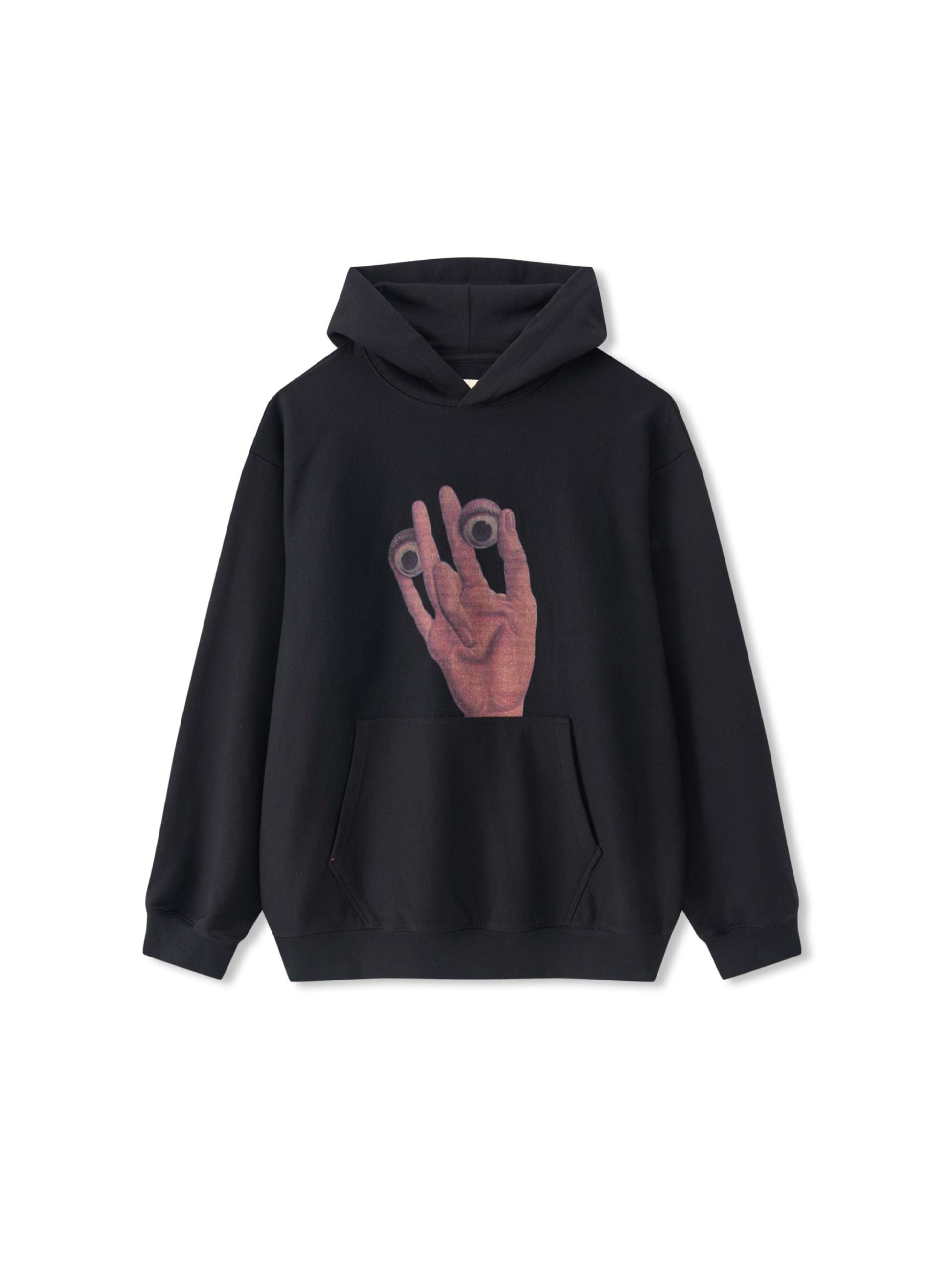 Gesture Expression Print Hoodie
