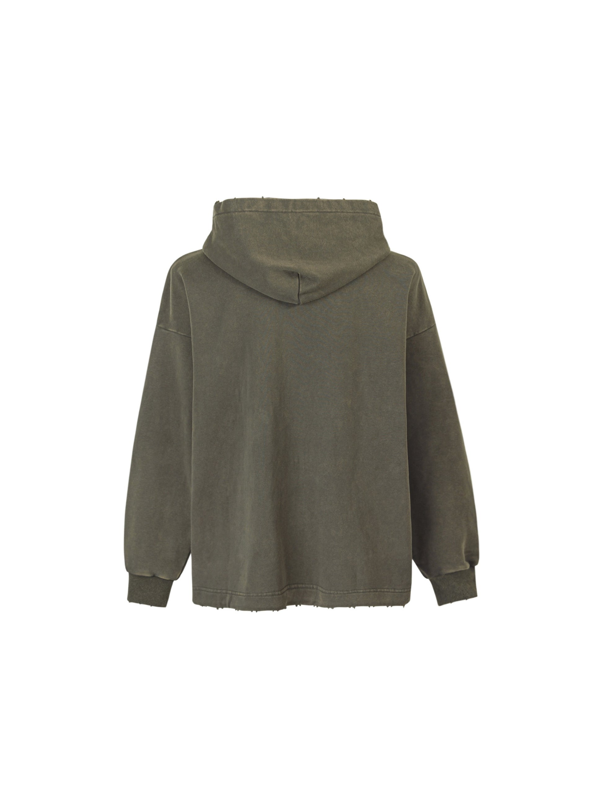 Hollow Hole Zipper Hoodie