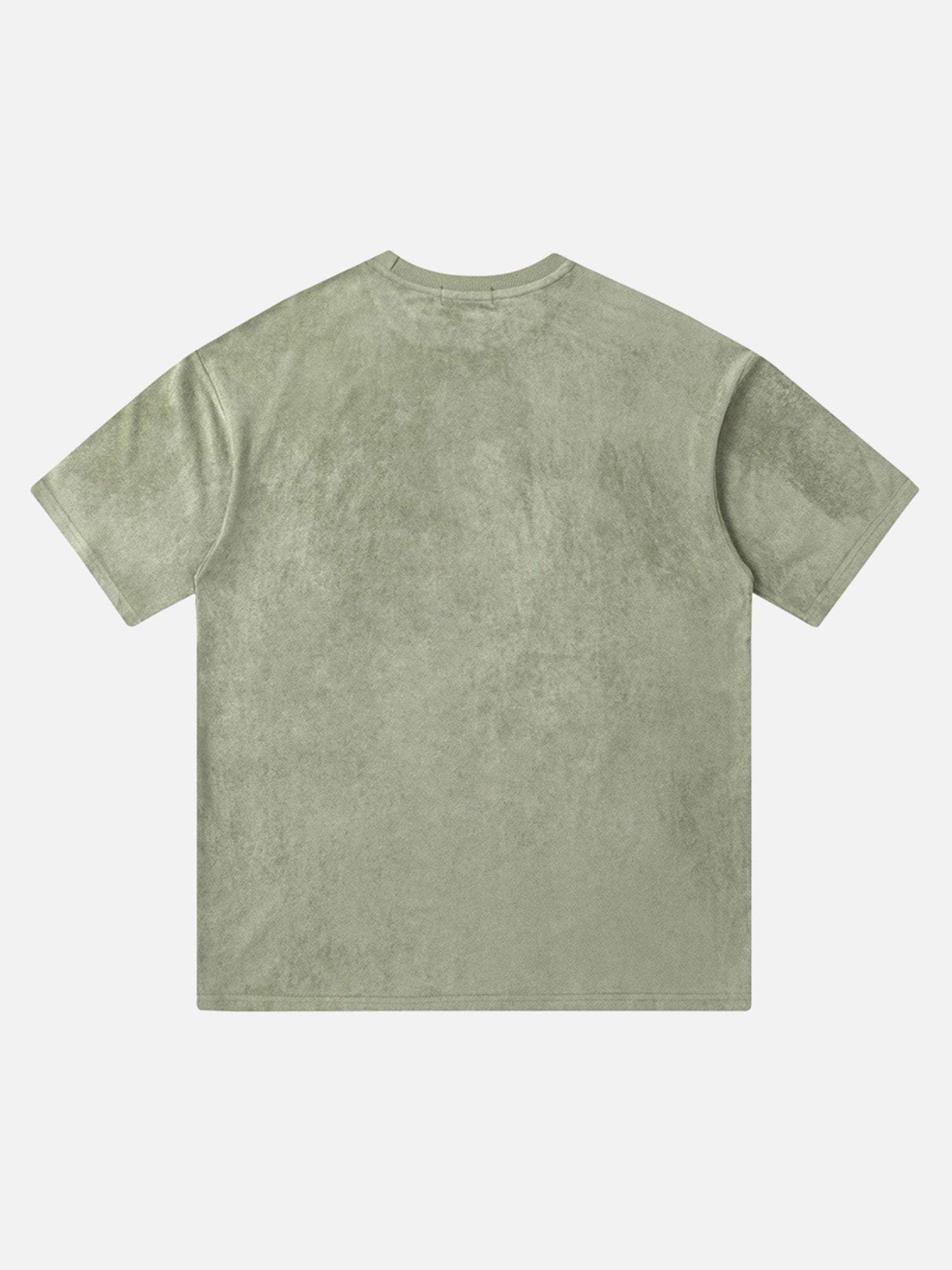 Disguisen Amerikaanse Retro Creatieve Schedel Bloem T-shirt