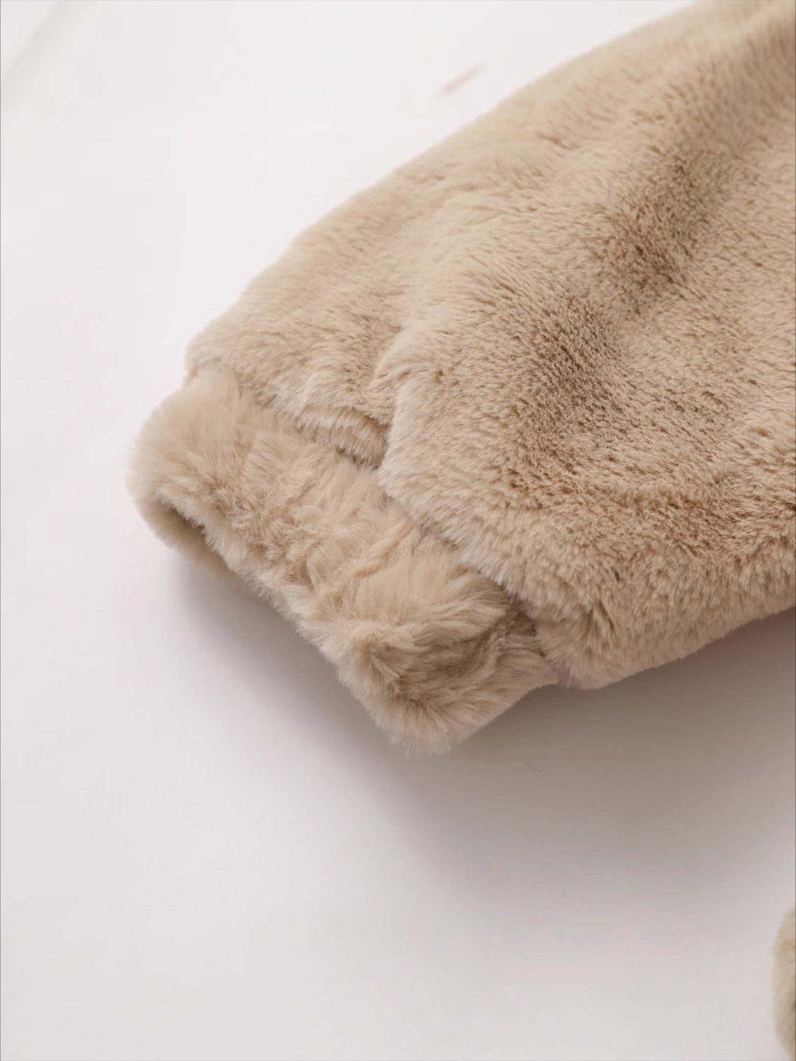 Kitten Stand Collar Sherpa Jacket