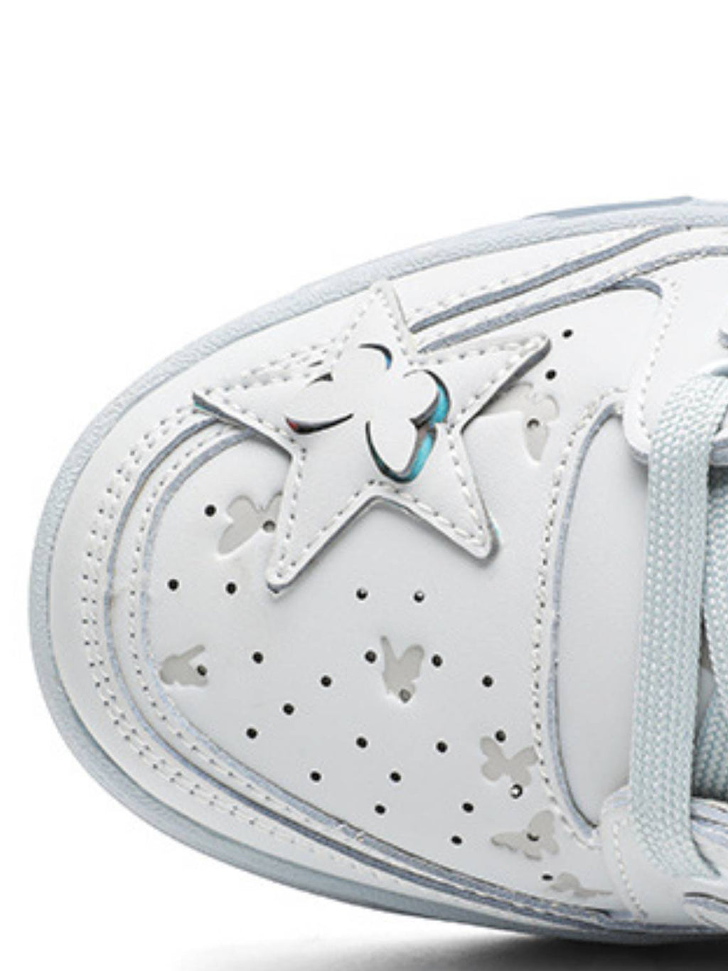 Star & Butterfly Patch Sneakers