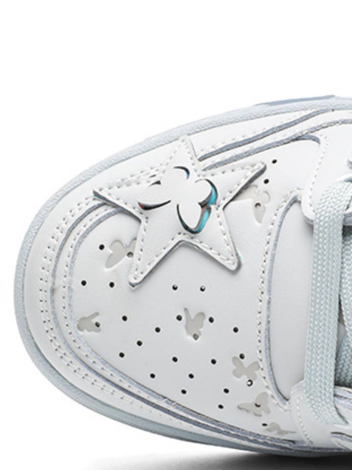 Star & Butterfly Patch Sneakers