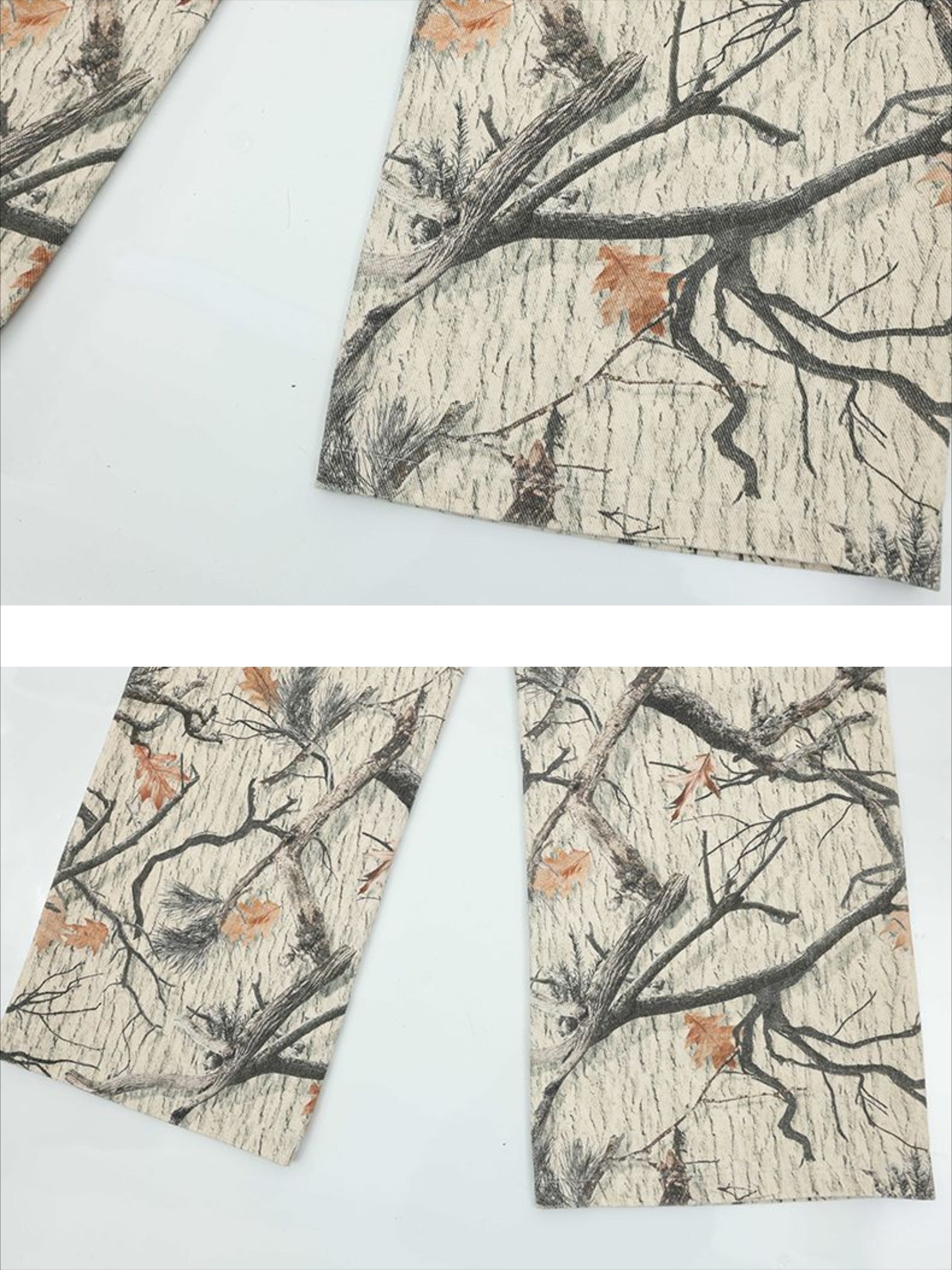 Vintage Fallen Leaves Jeans