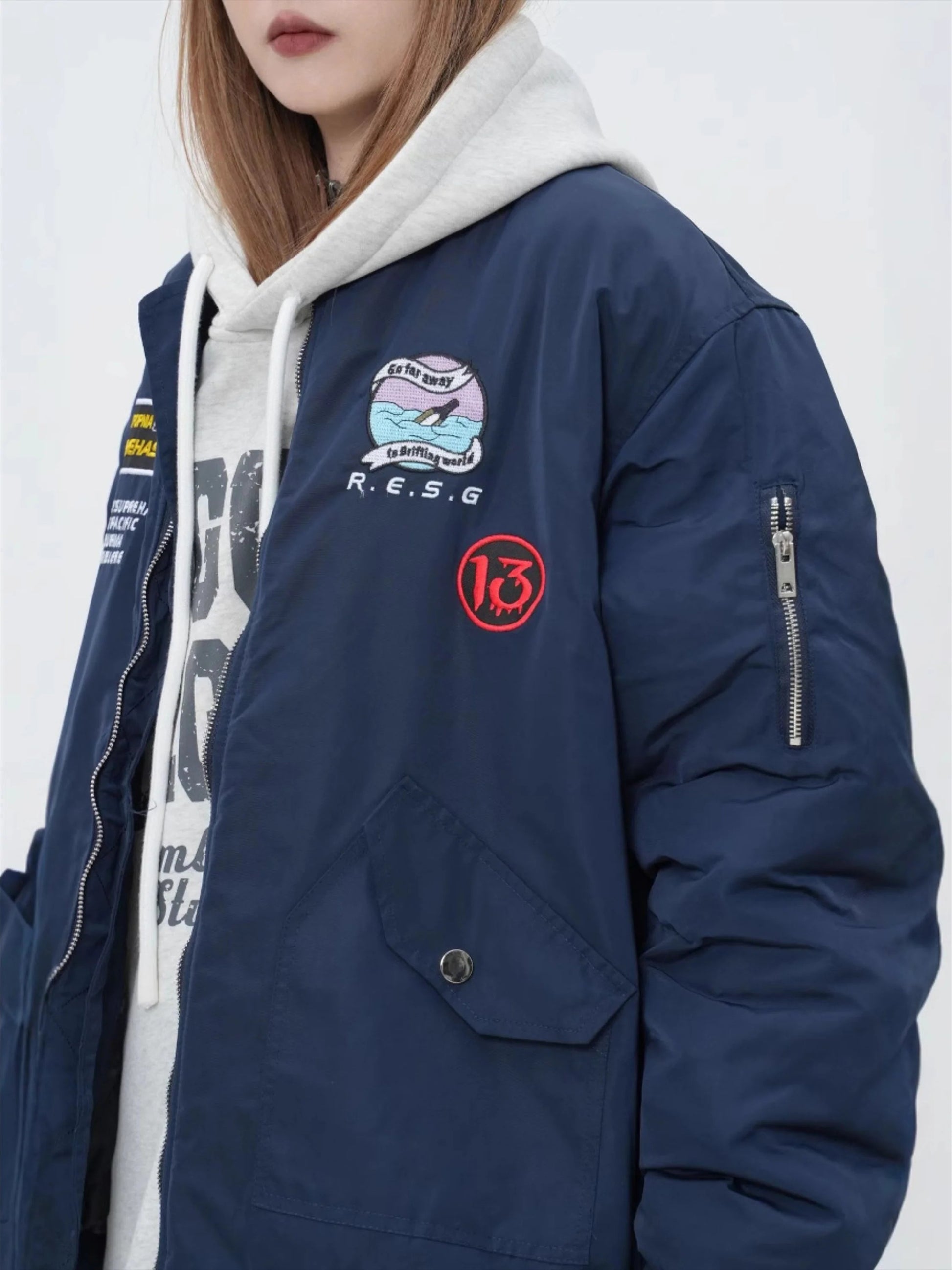 Badge Embroidery Baseball Uniform Coat