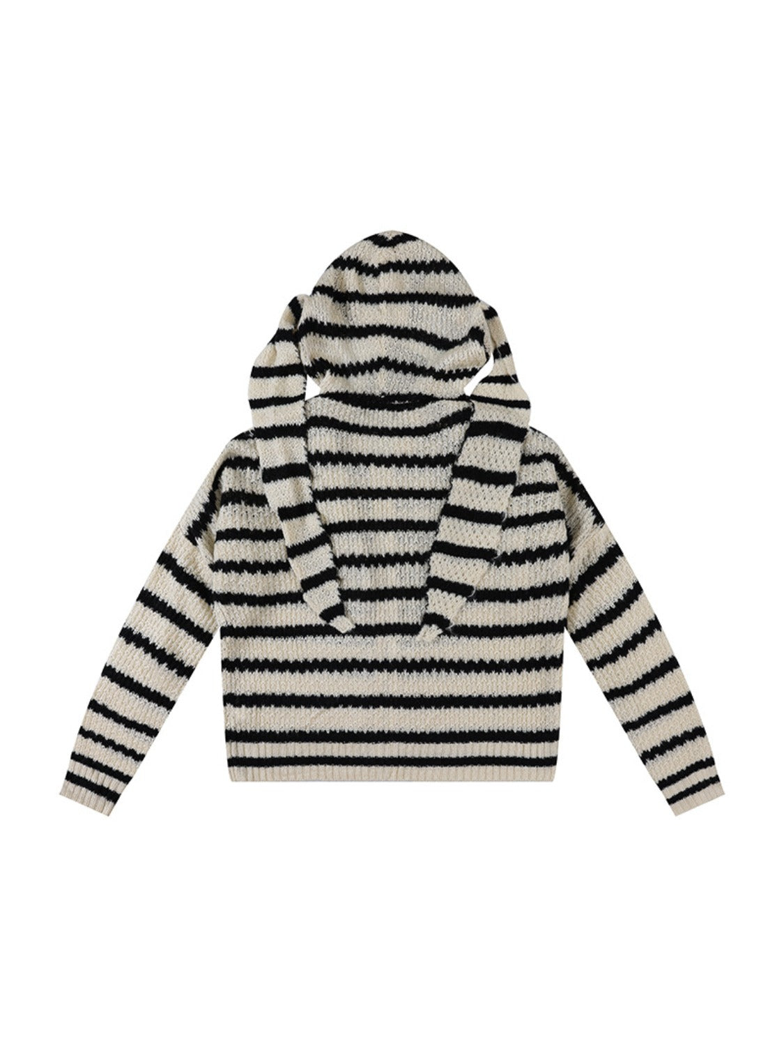 Lazy Style Stripes Collision Color Sweater