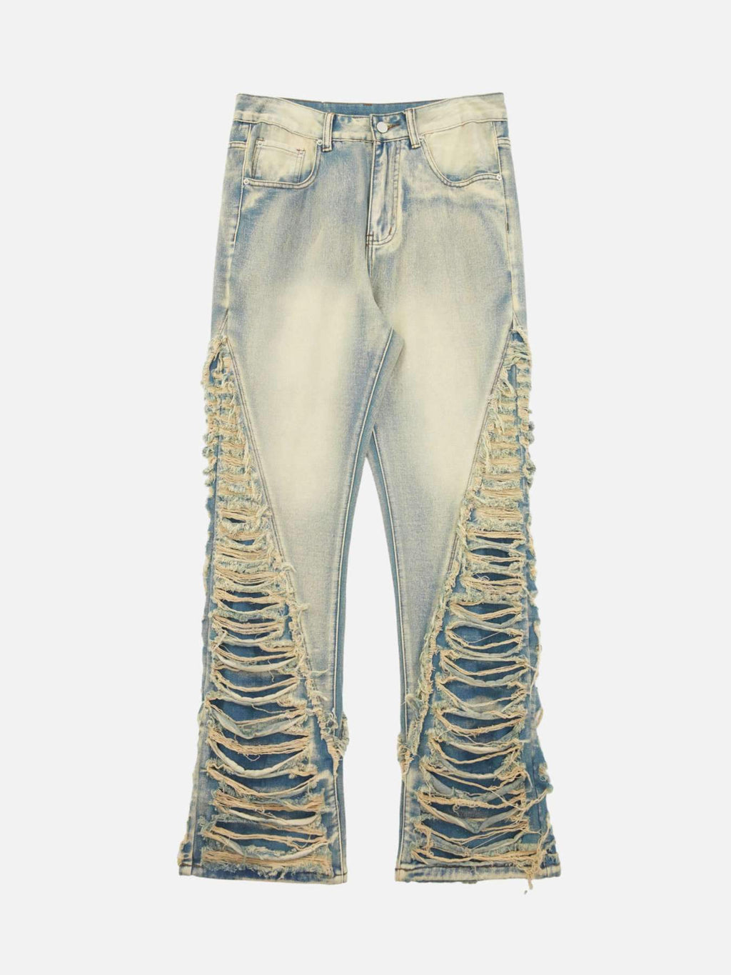 Disguisen Ripped Double Straight Jeans