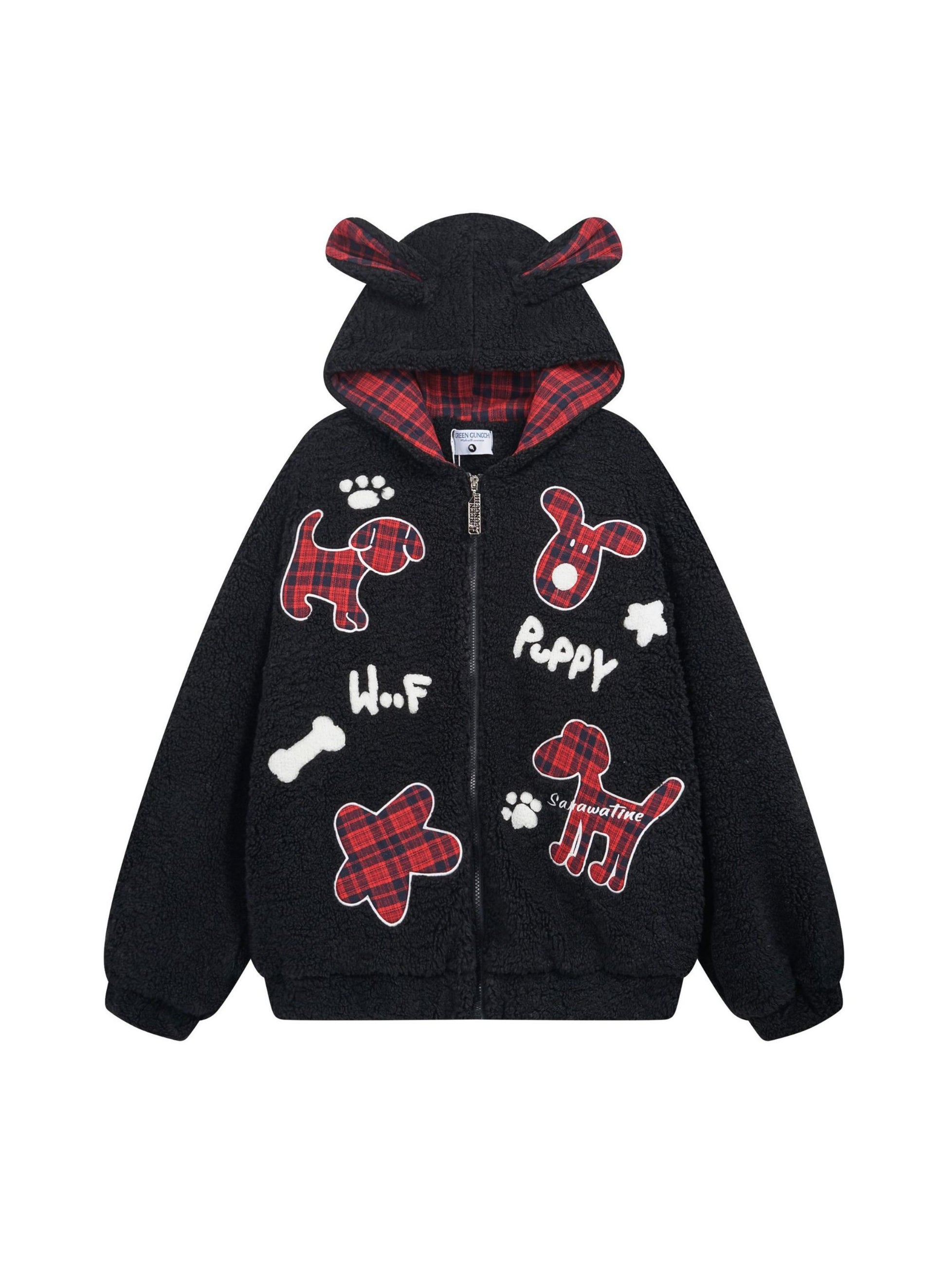 Little Dog Print Coat