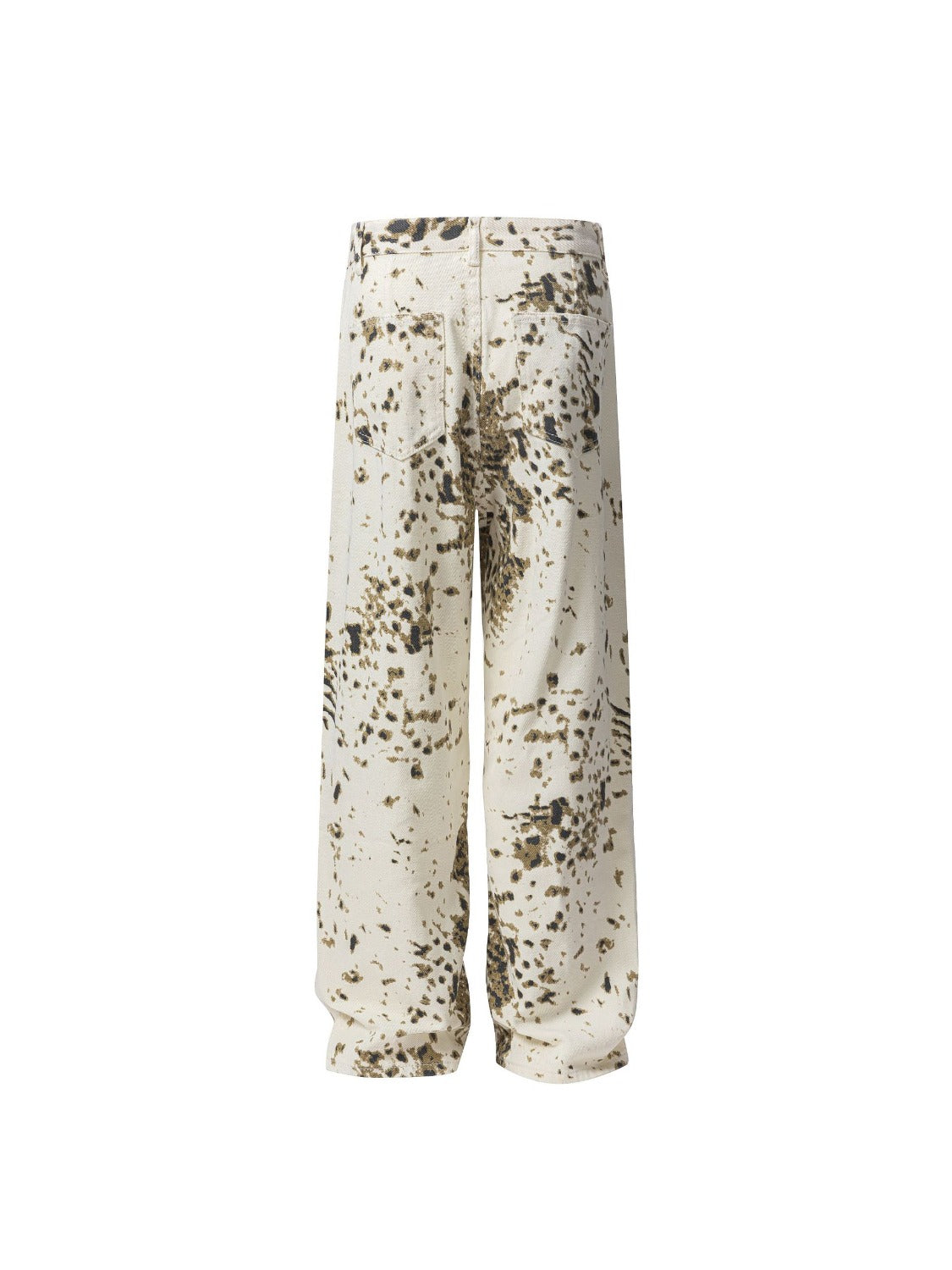 Vintage Tie-dye Straight Jeans