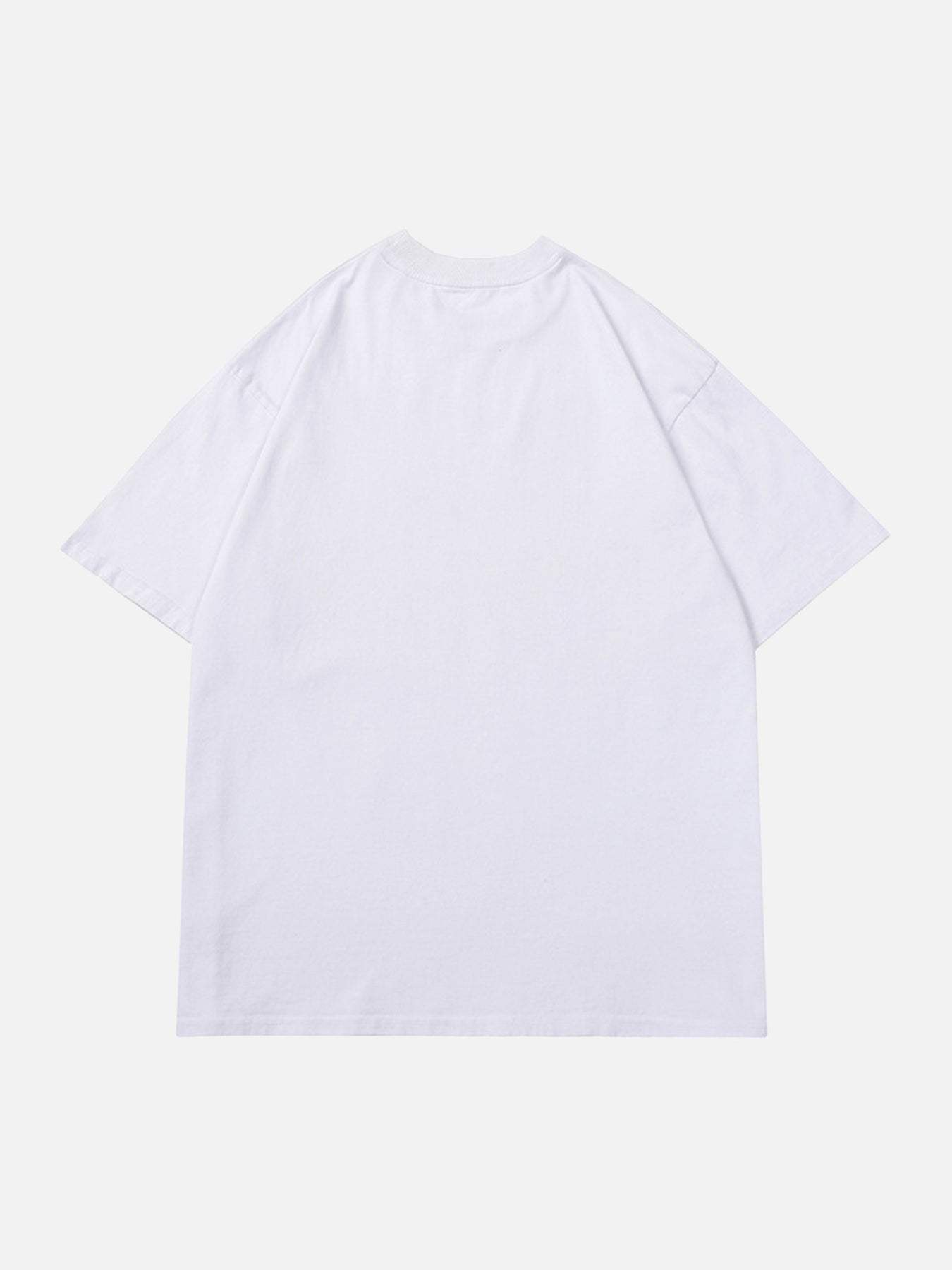 Disguisen Fun Graphic Print Loose-fit T-shirt-4501