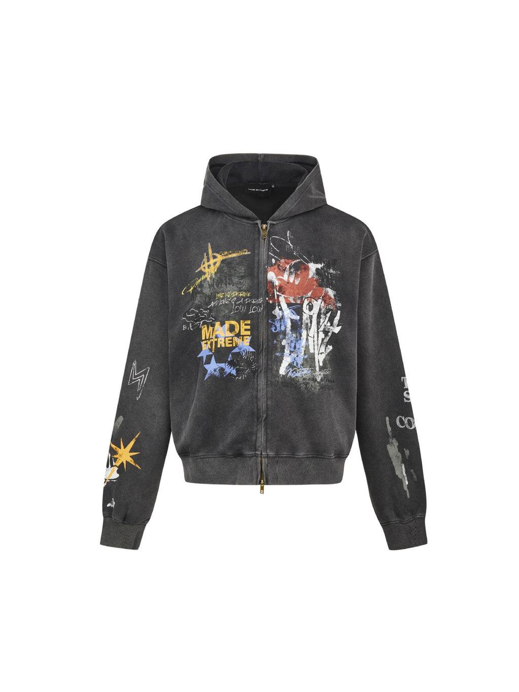 Graffiti Print Hoodie