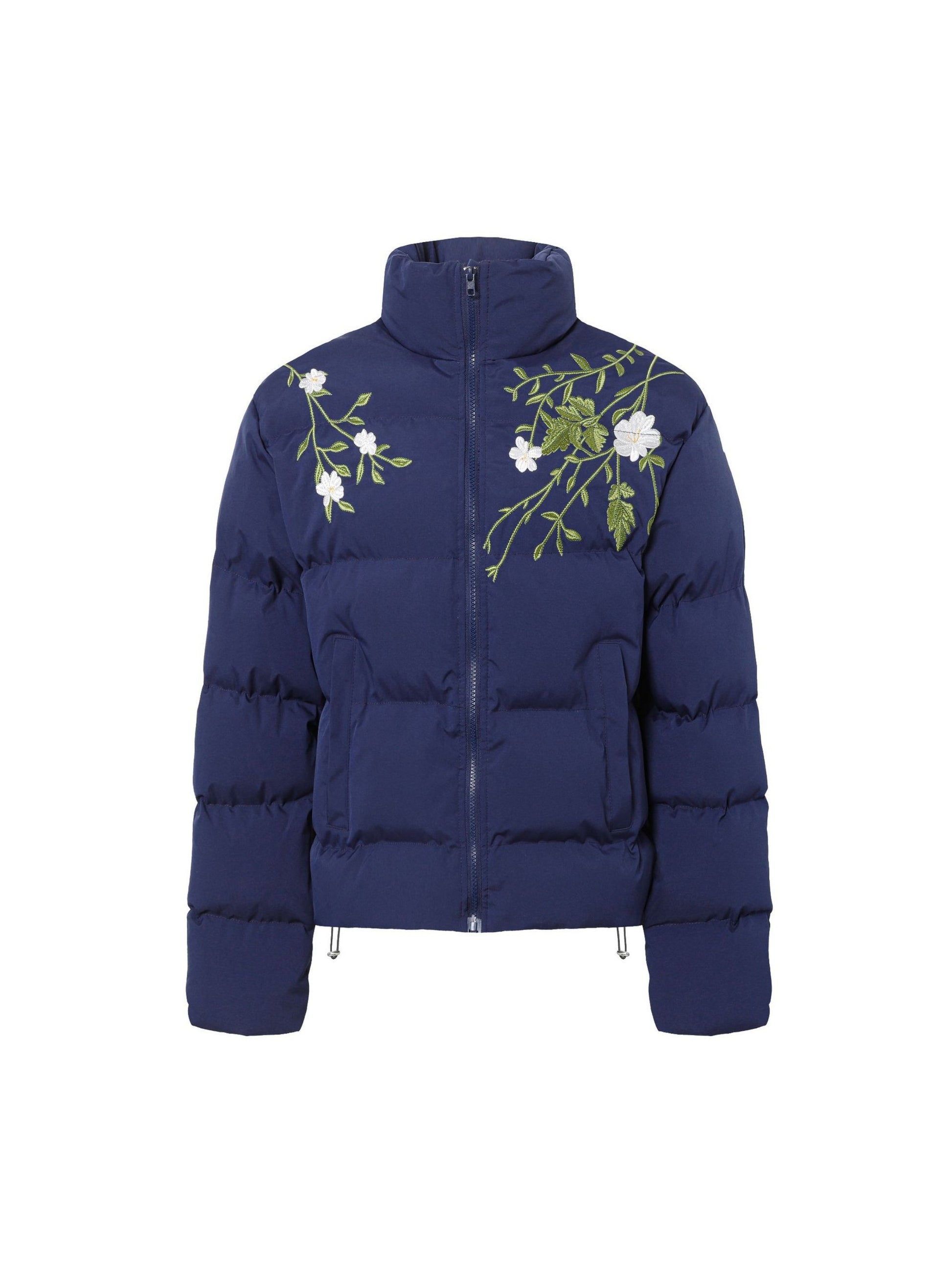 Floral Embroidered Coat