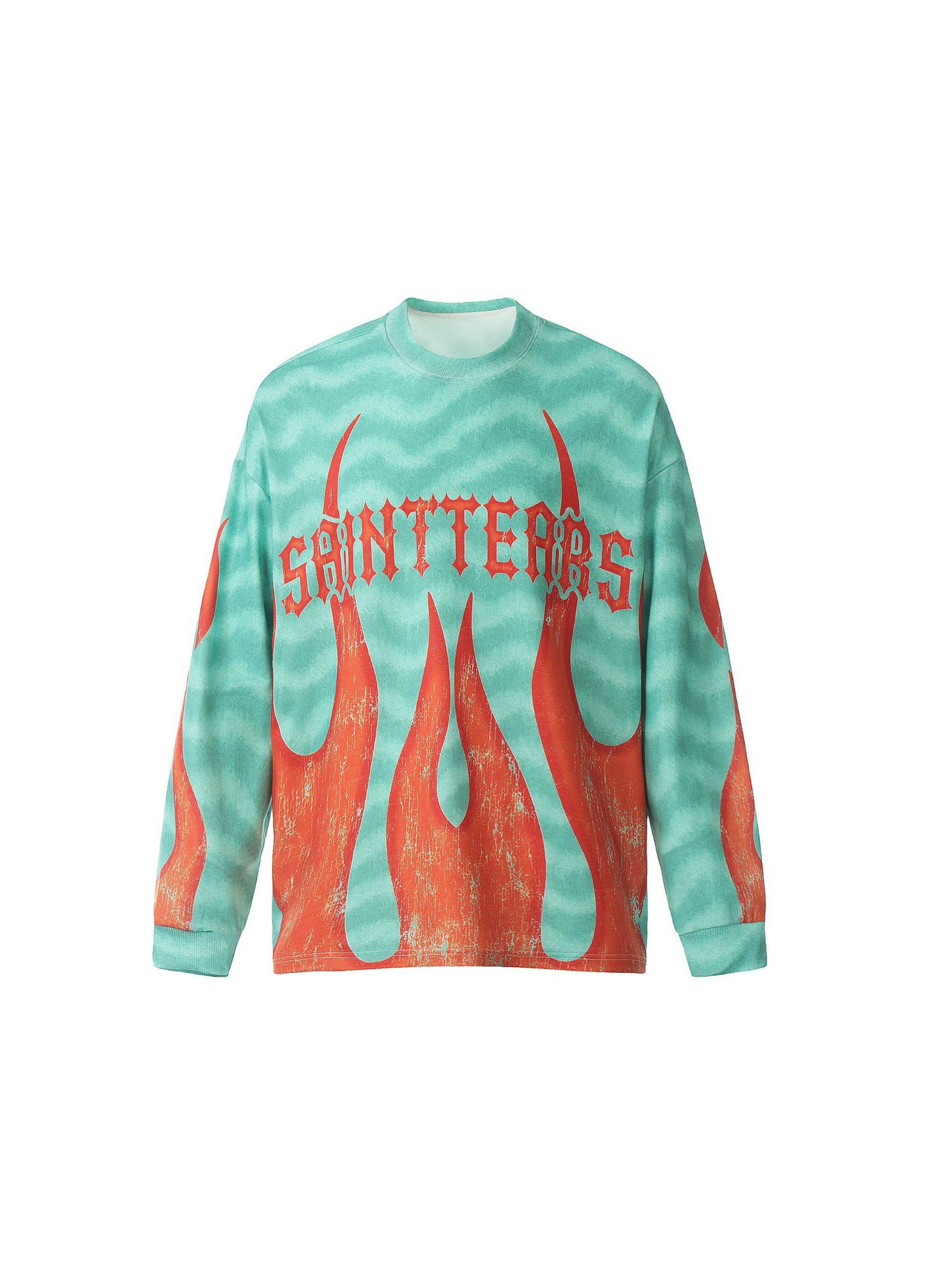 Flame Print Long Sleeve T-shirt