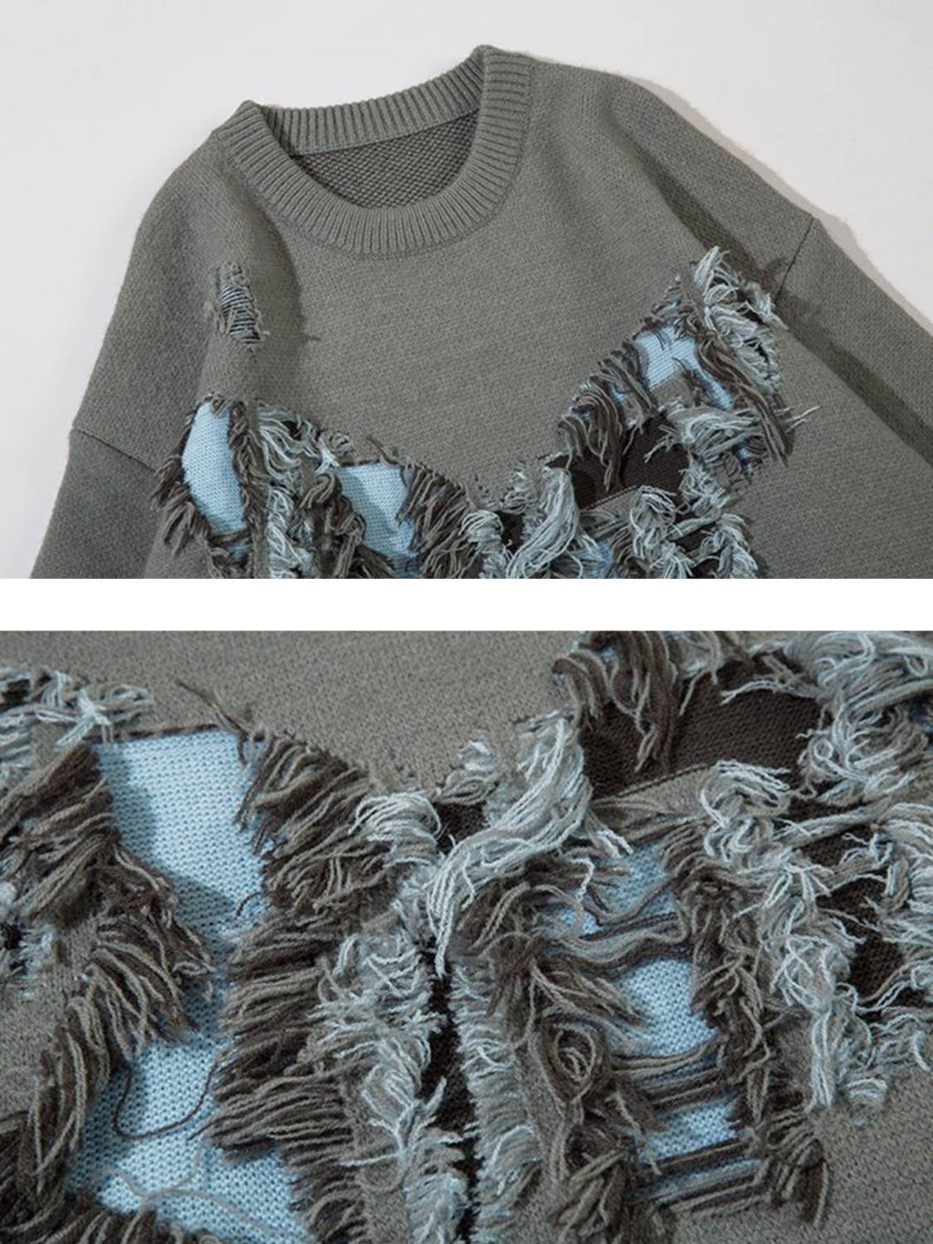 Vintage High Street Ripped Butterfly Sweater
