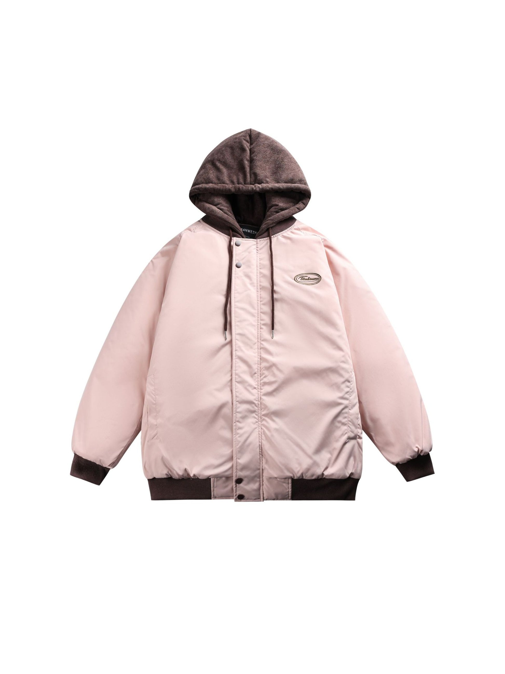Vintage Fake Two-Piece Set Thickened Flight Jacket