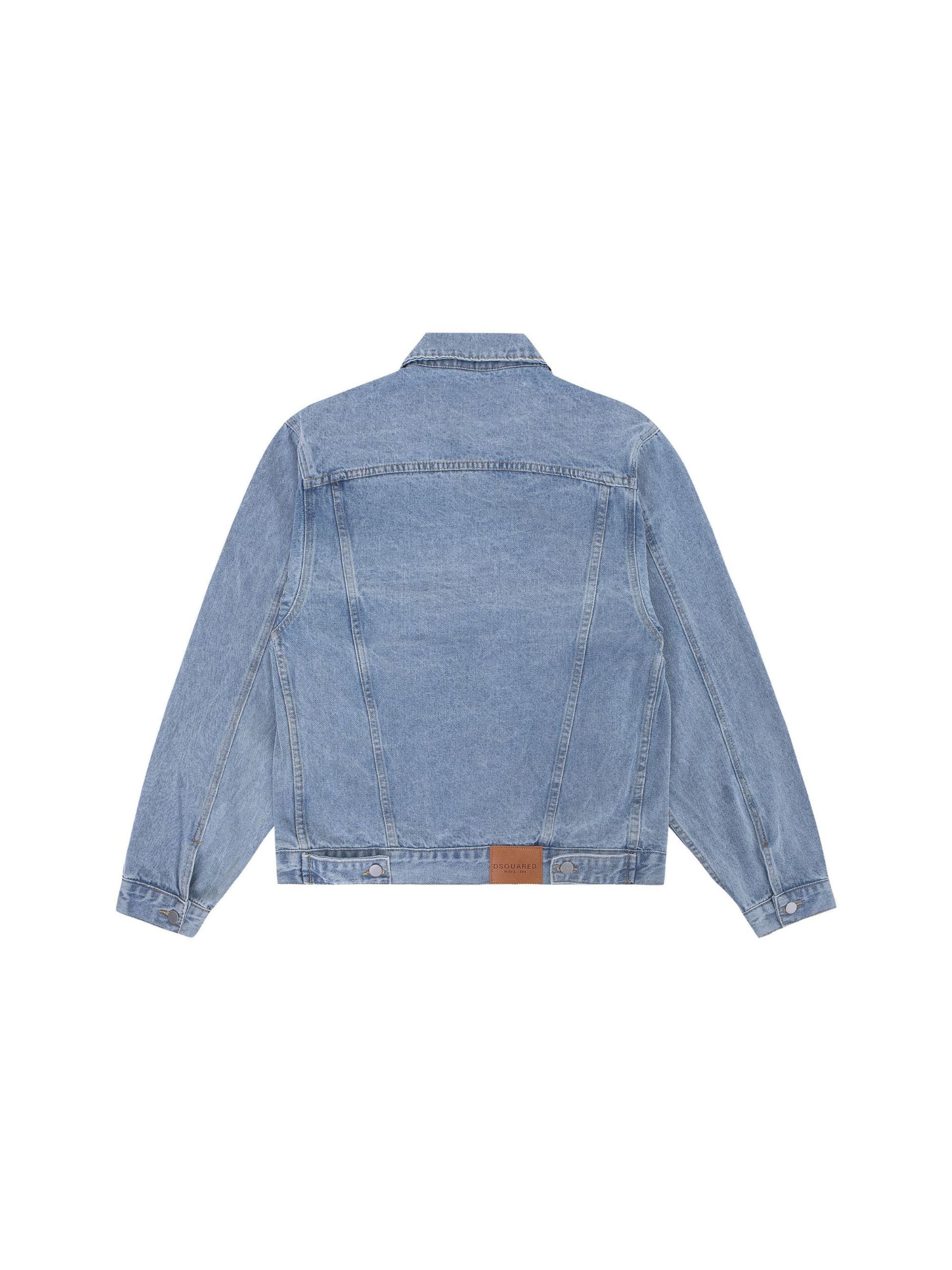 Vintage Leisure Dual Zippers Denim Jacket