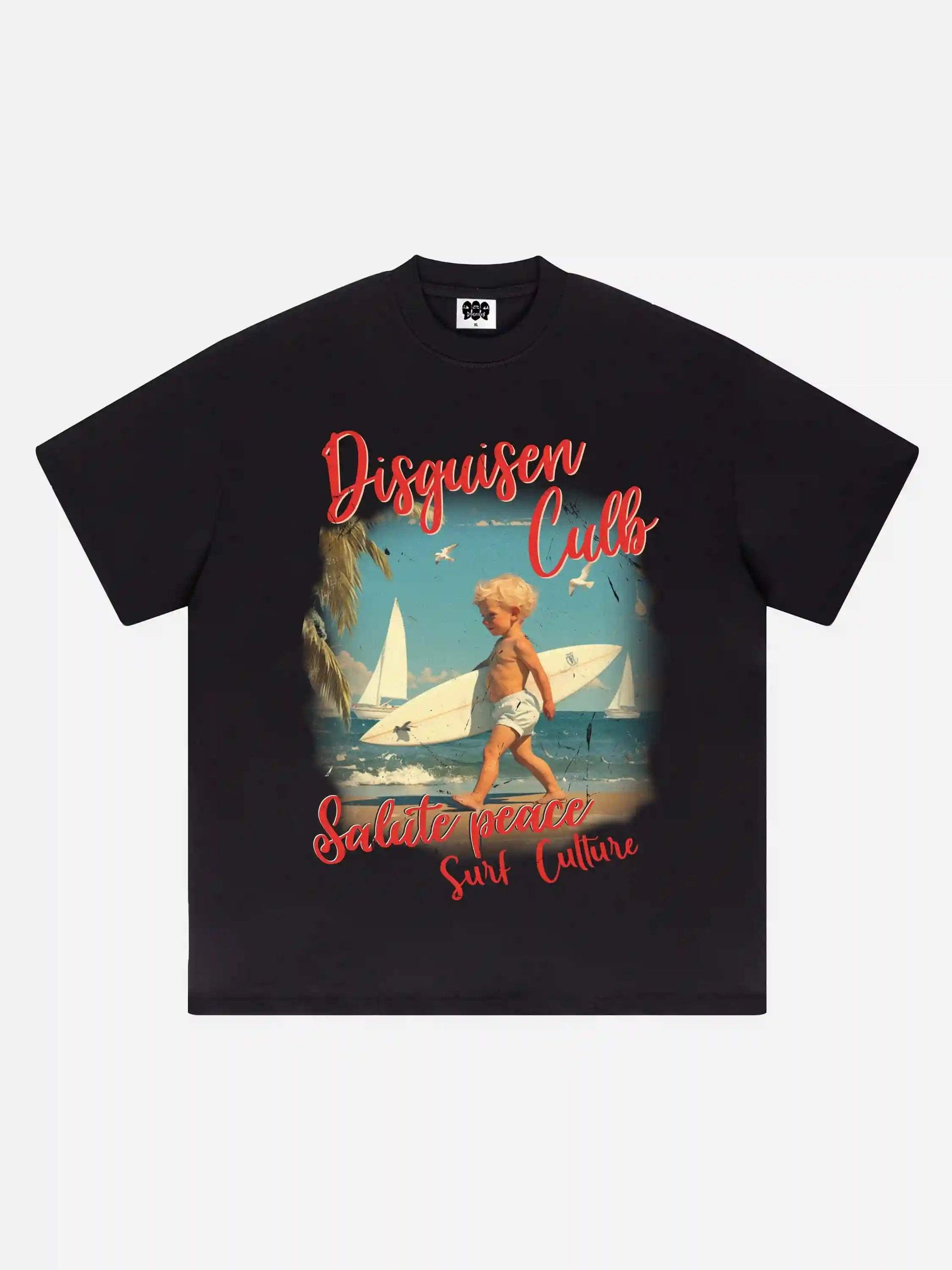 Disguisen American Retro Beach Kids T-Shirt