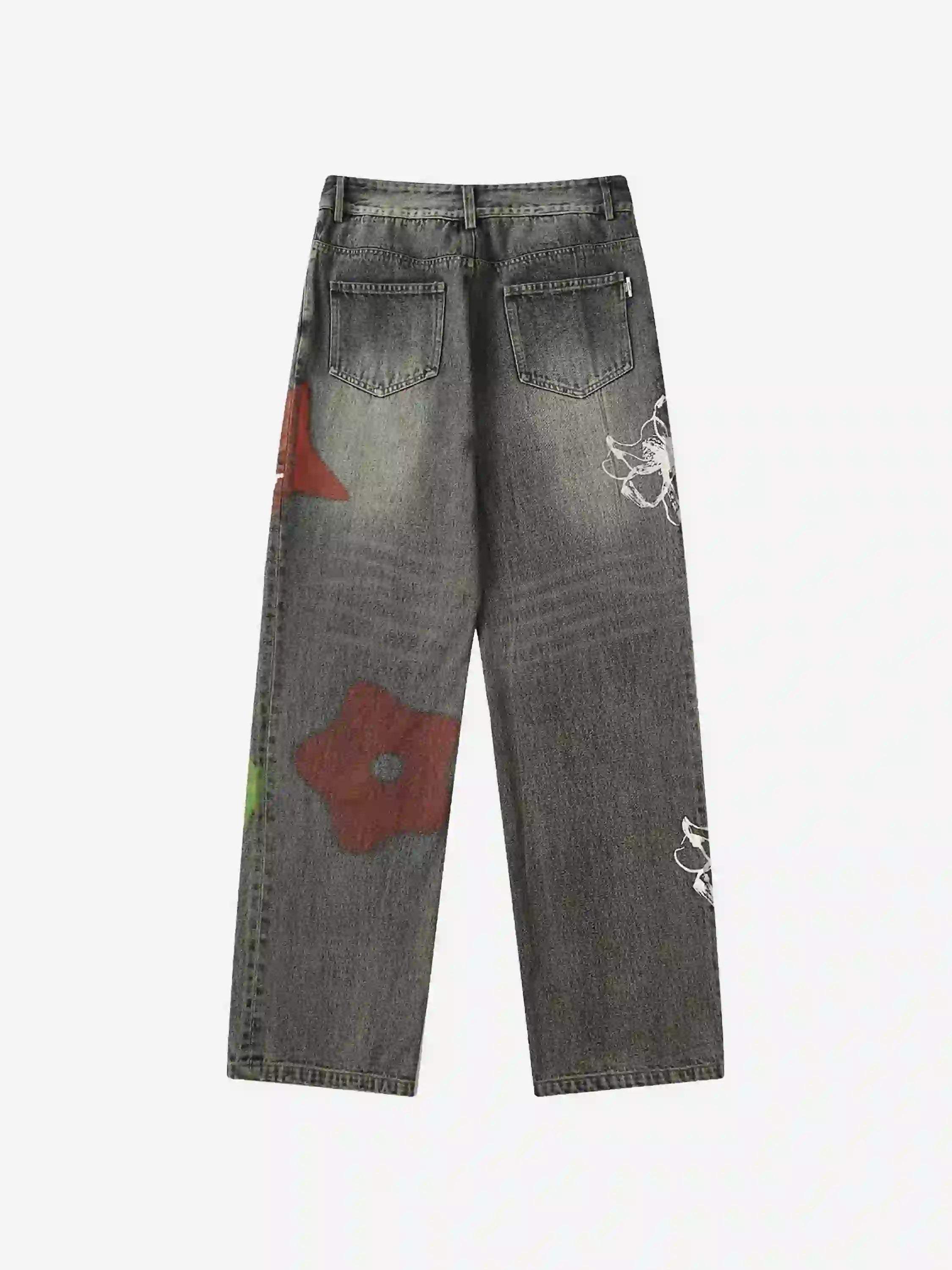 Disguisen Hip Hop Street Graffiti Jeans