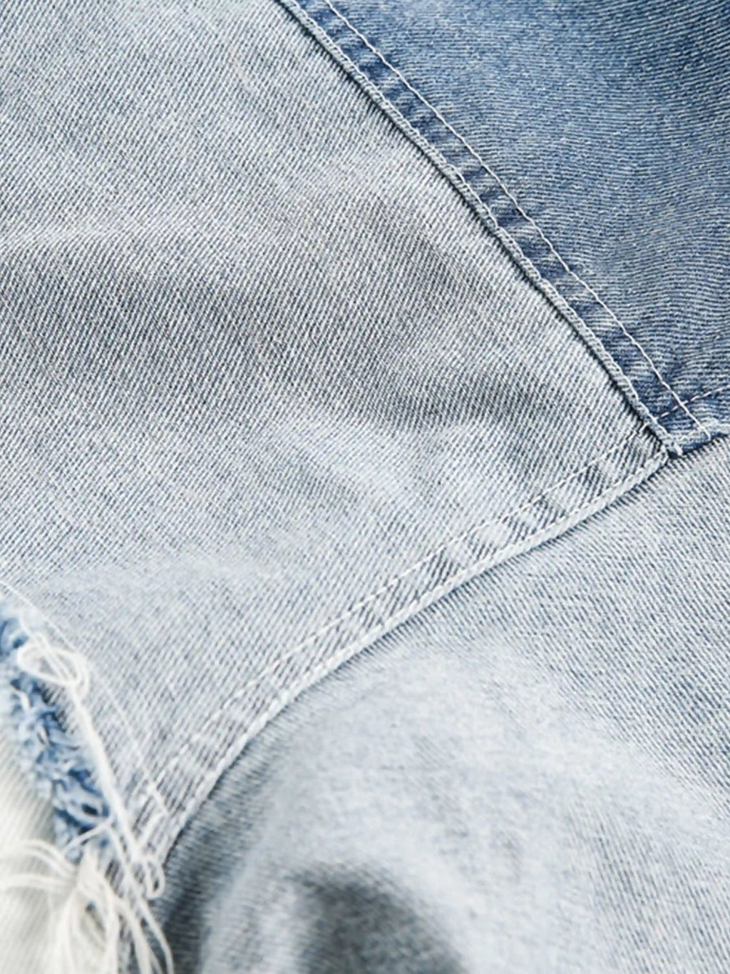 Vintage Patchwork Denim Coat