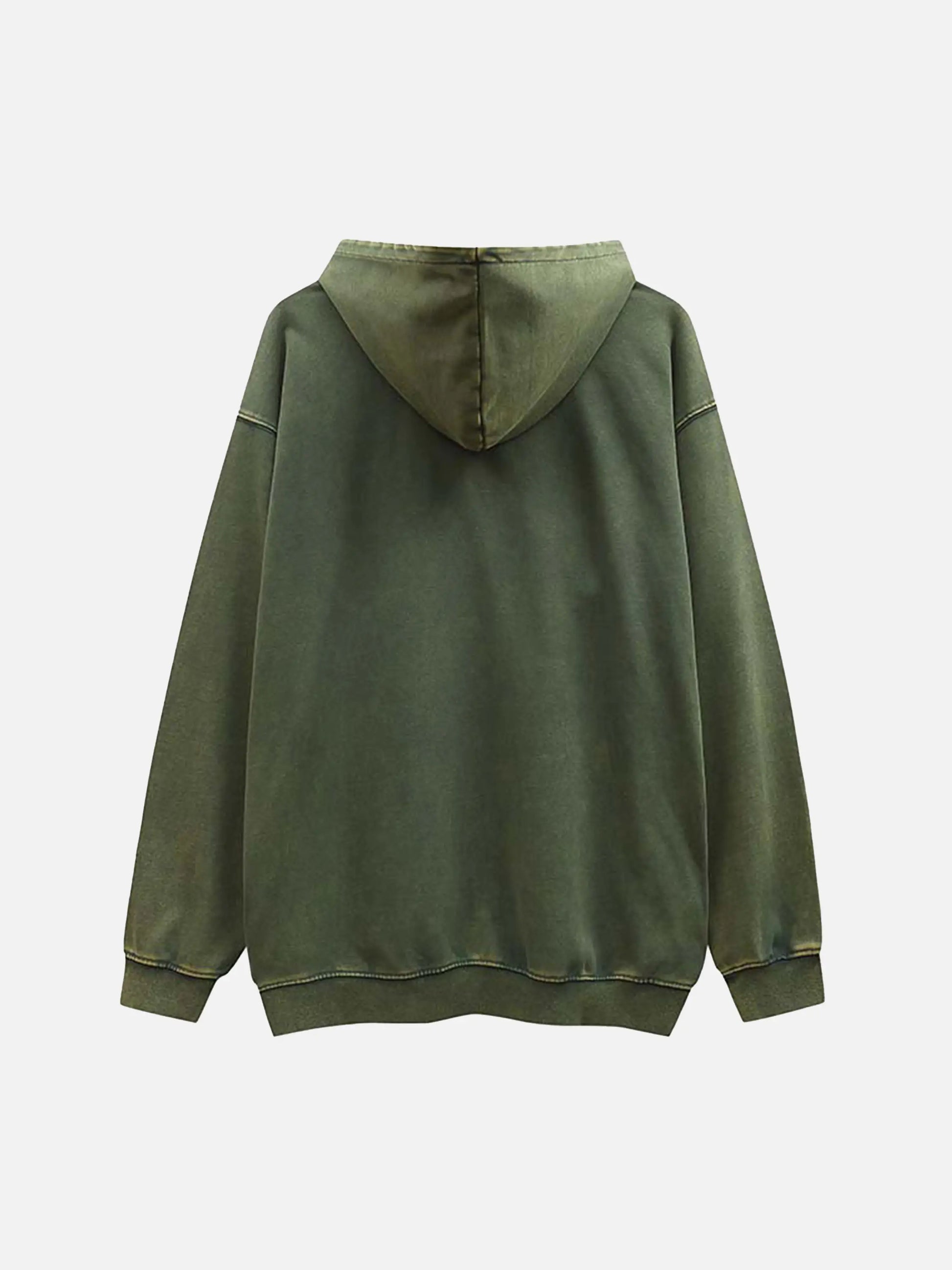 Vintage Skull Cross Print Hoodie