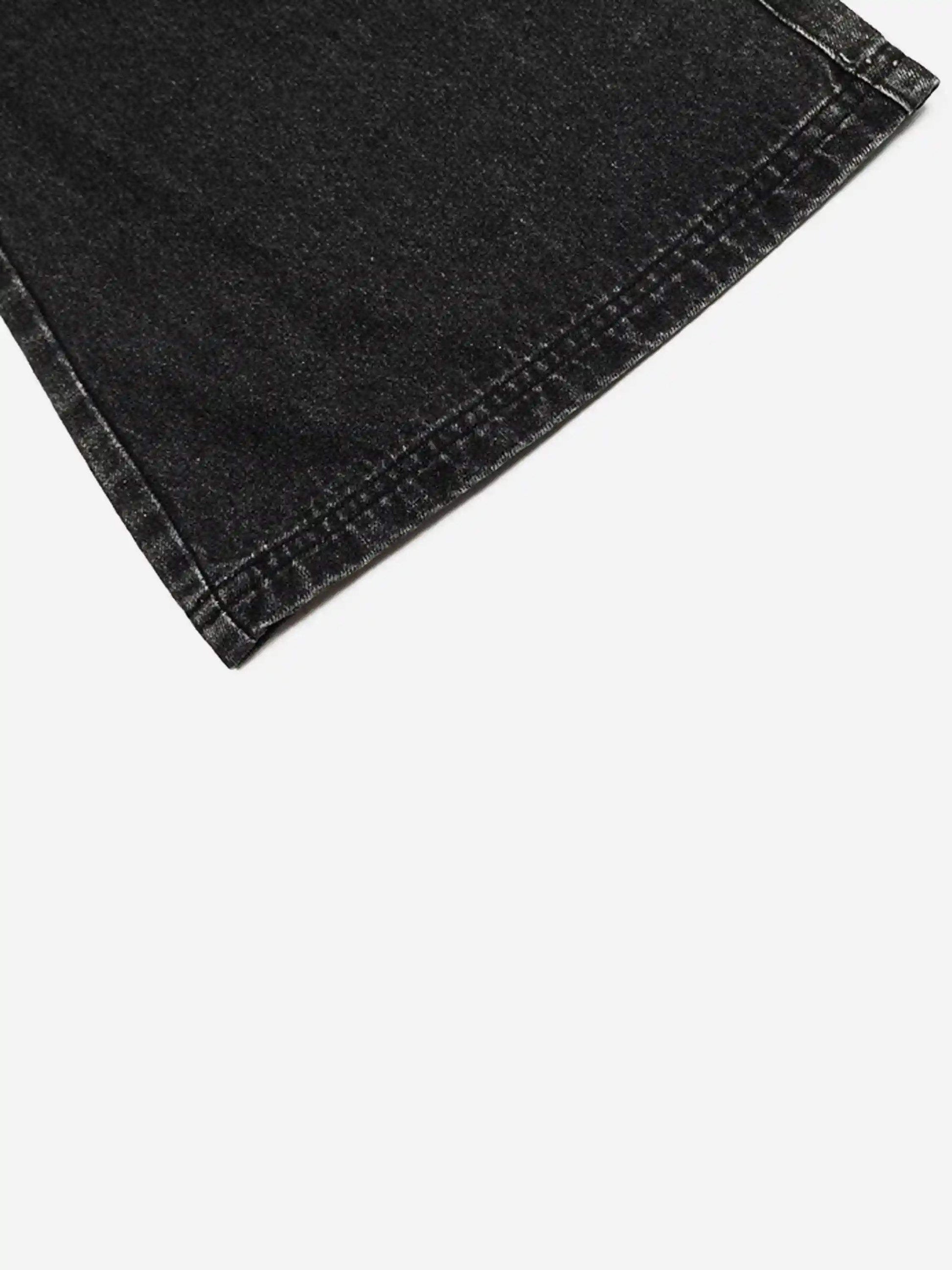 Disguisen Washed Distressed Cargo Pocket Jeans