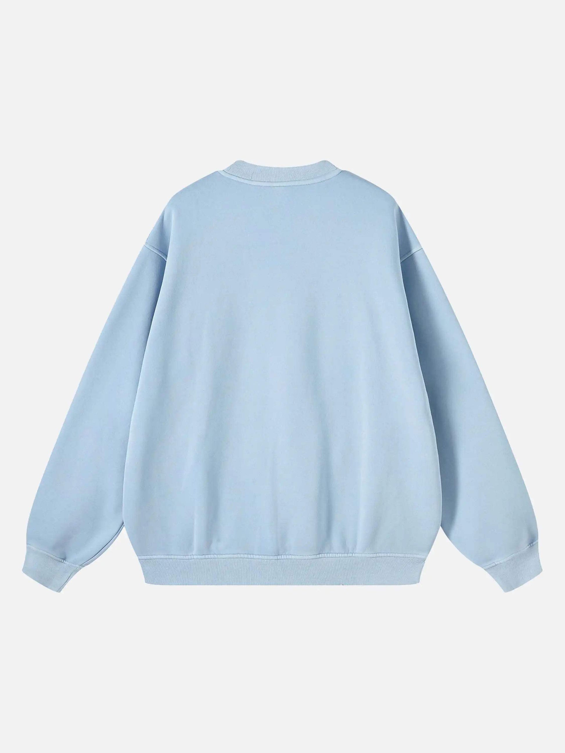 Disguisen Interesting Retro Fleece Sweatshirt