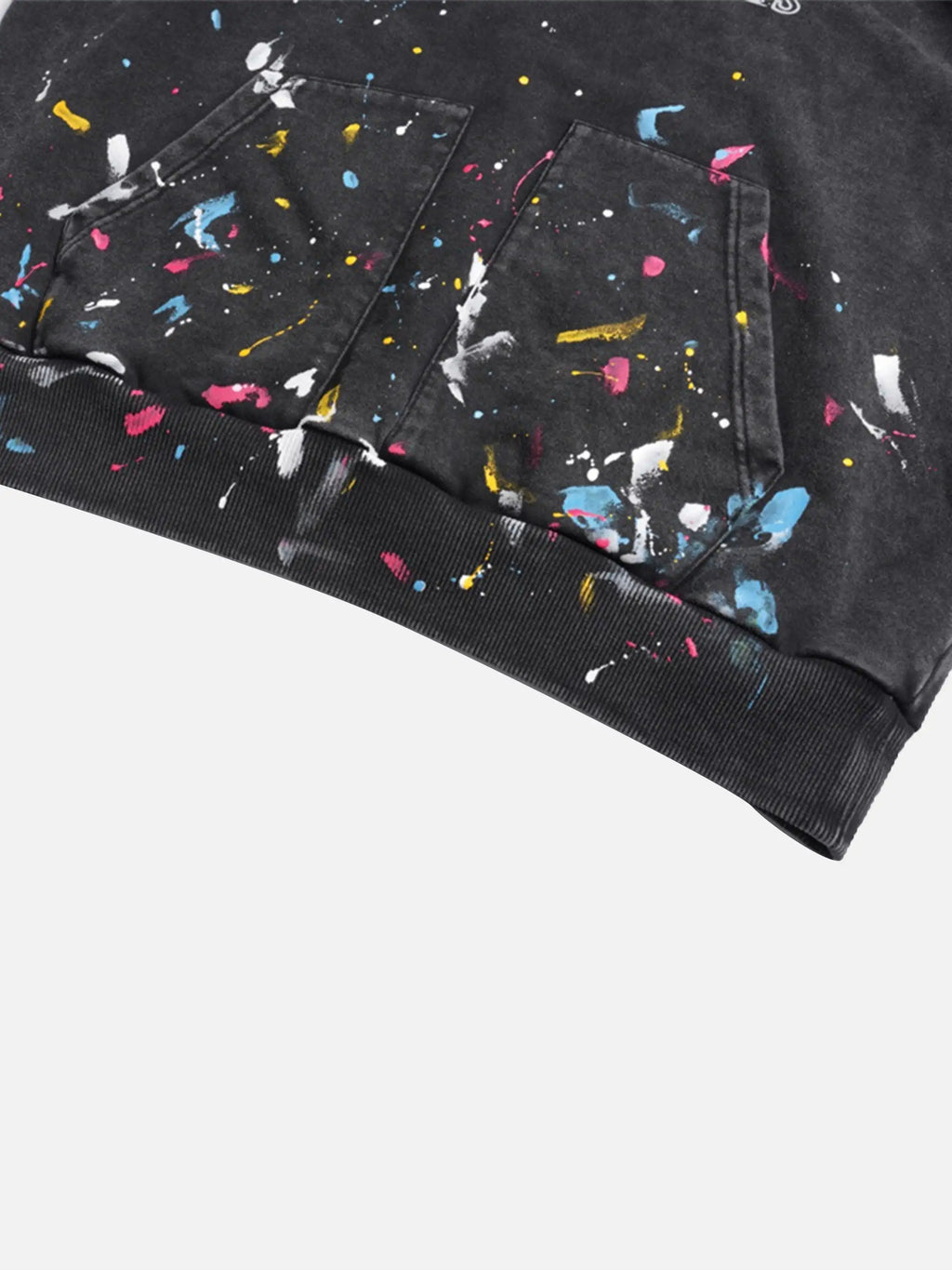 Washed Paint Splash Hoodie