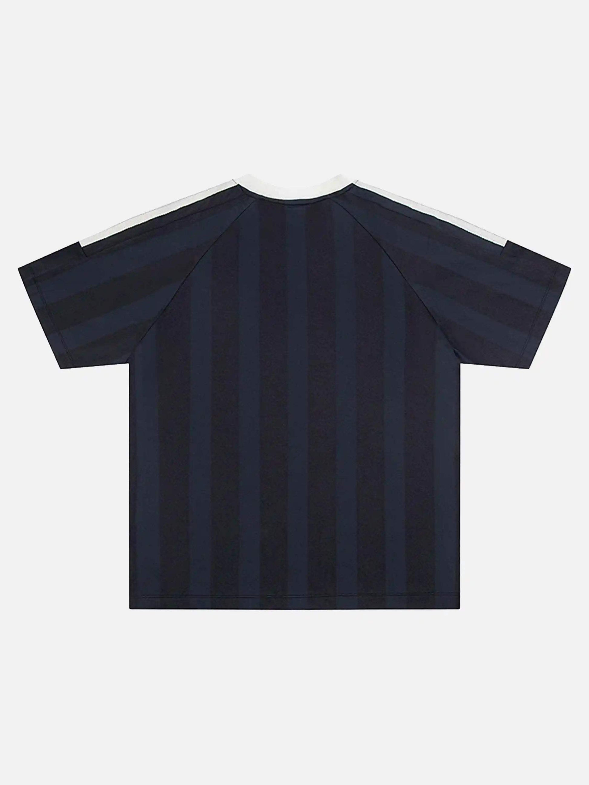 Disguisen High Street Hip Hop Striped Design T-shirt