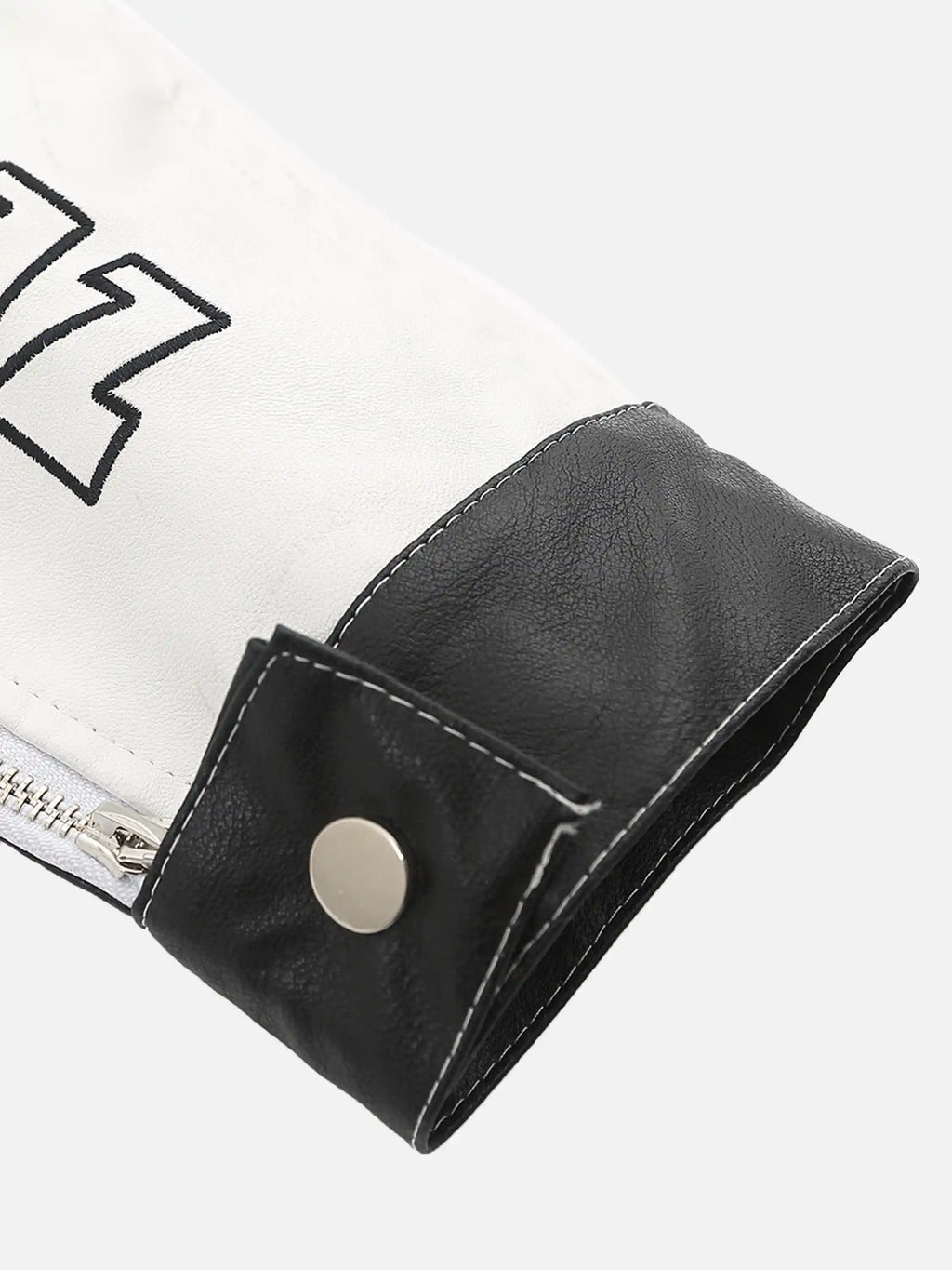 Disguisen American Gym Cropped Leather Biker Jacket
