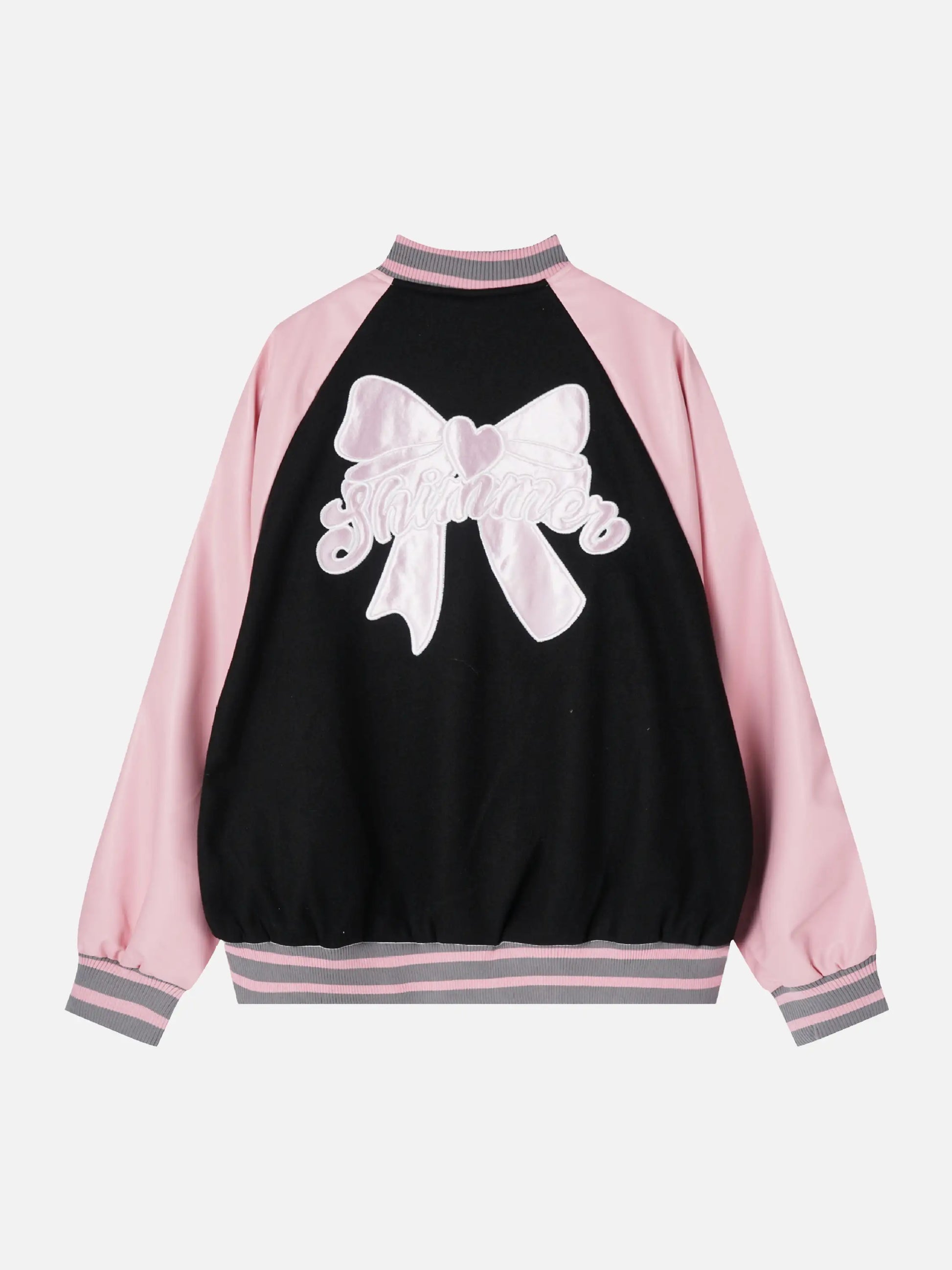 Disguisen American Retro Raglan Sleeve Contrast Jacket