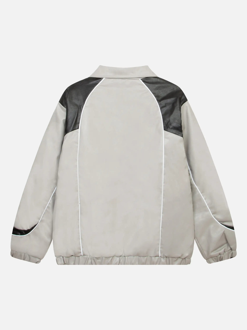 Disguisen Street Embroidery PU Leather Racing Jacket