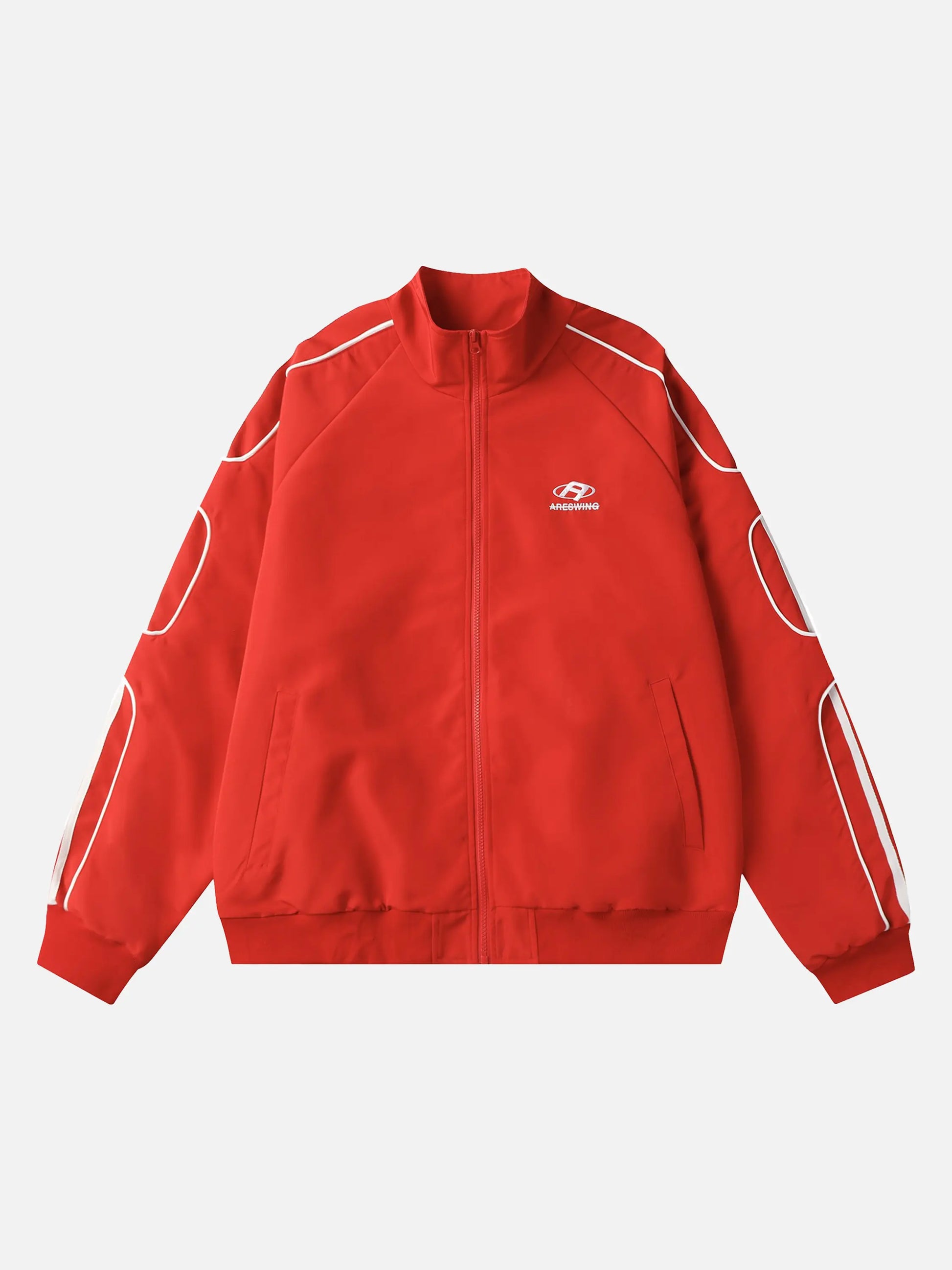 Disguisen American Retro Patchwork Sports Jacket