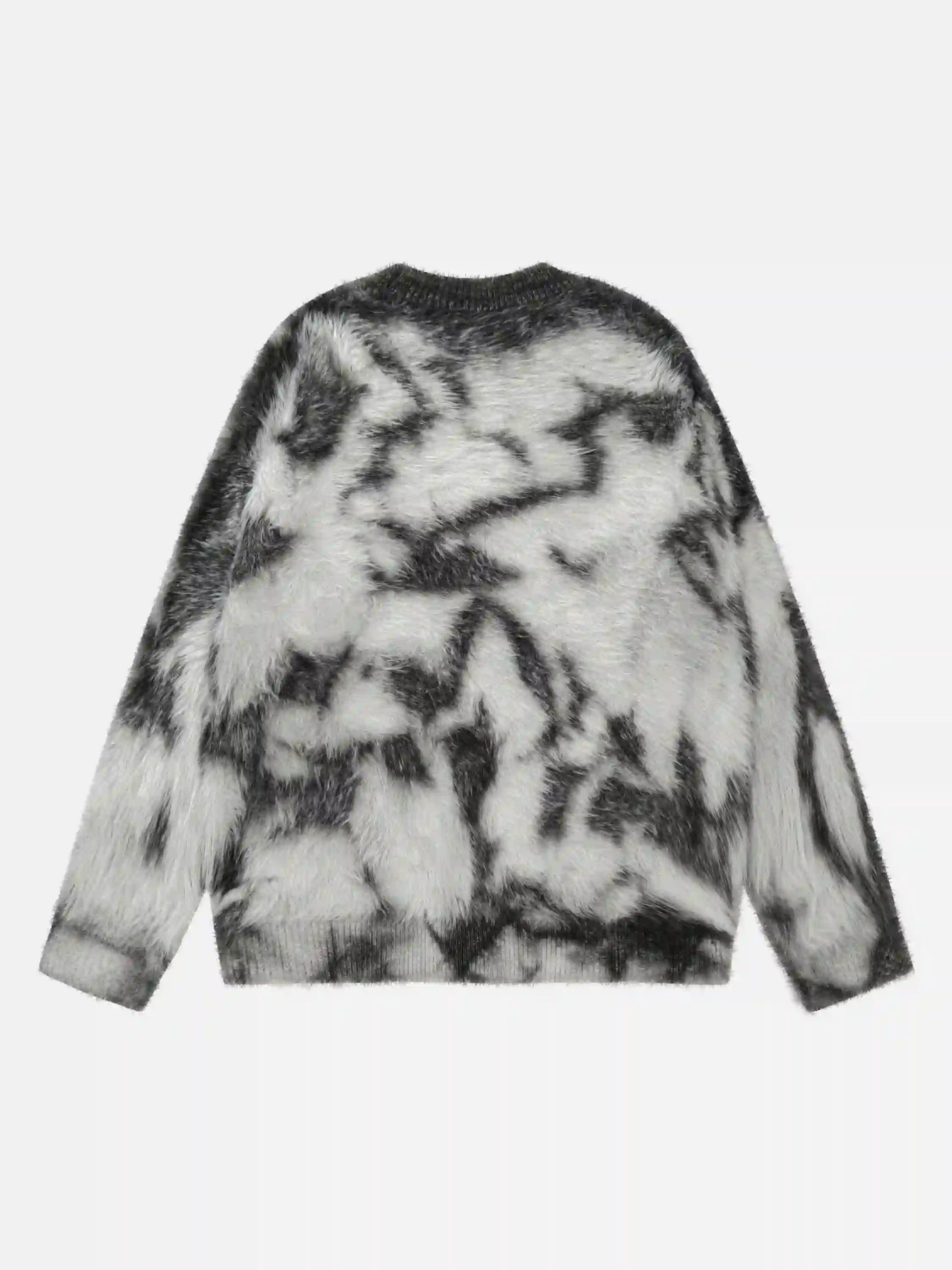 Disguisen Mohair Tie-dye Design Sweater
