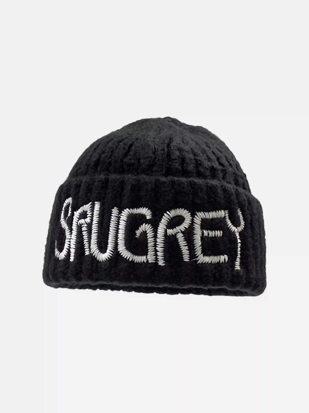 Disguisen American Style Letter Embroidered Knitted Hat