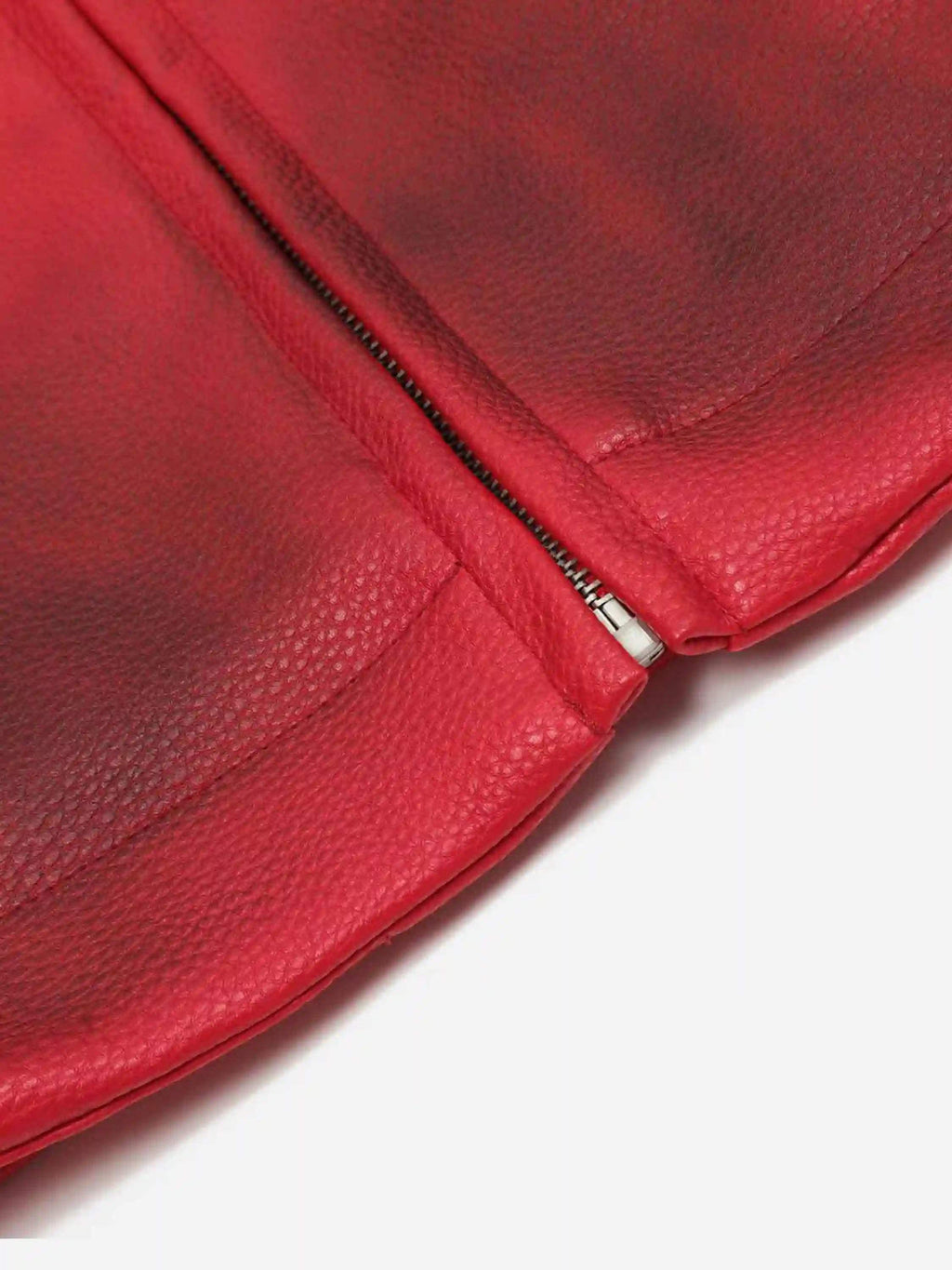 Disguisen American Style 3D Embroidery Spray Color Motorcycle Jacket