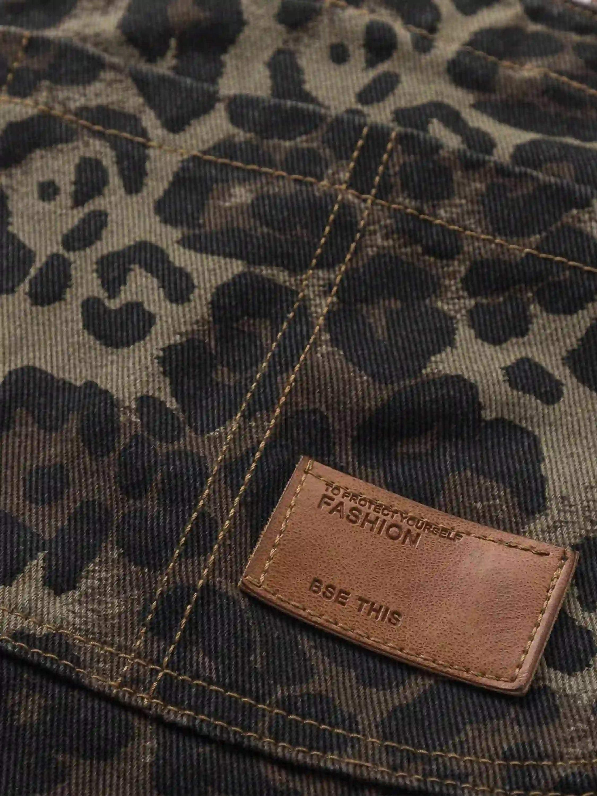 Disguisen Street Leopard Print Overalls