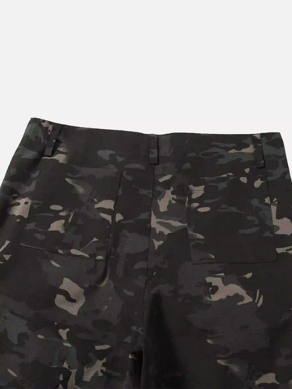 Disguisen Street Dark Camouflage Zipper Cargo Pants