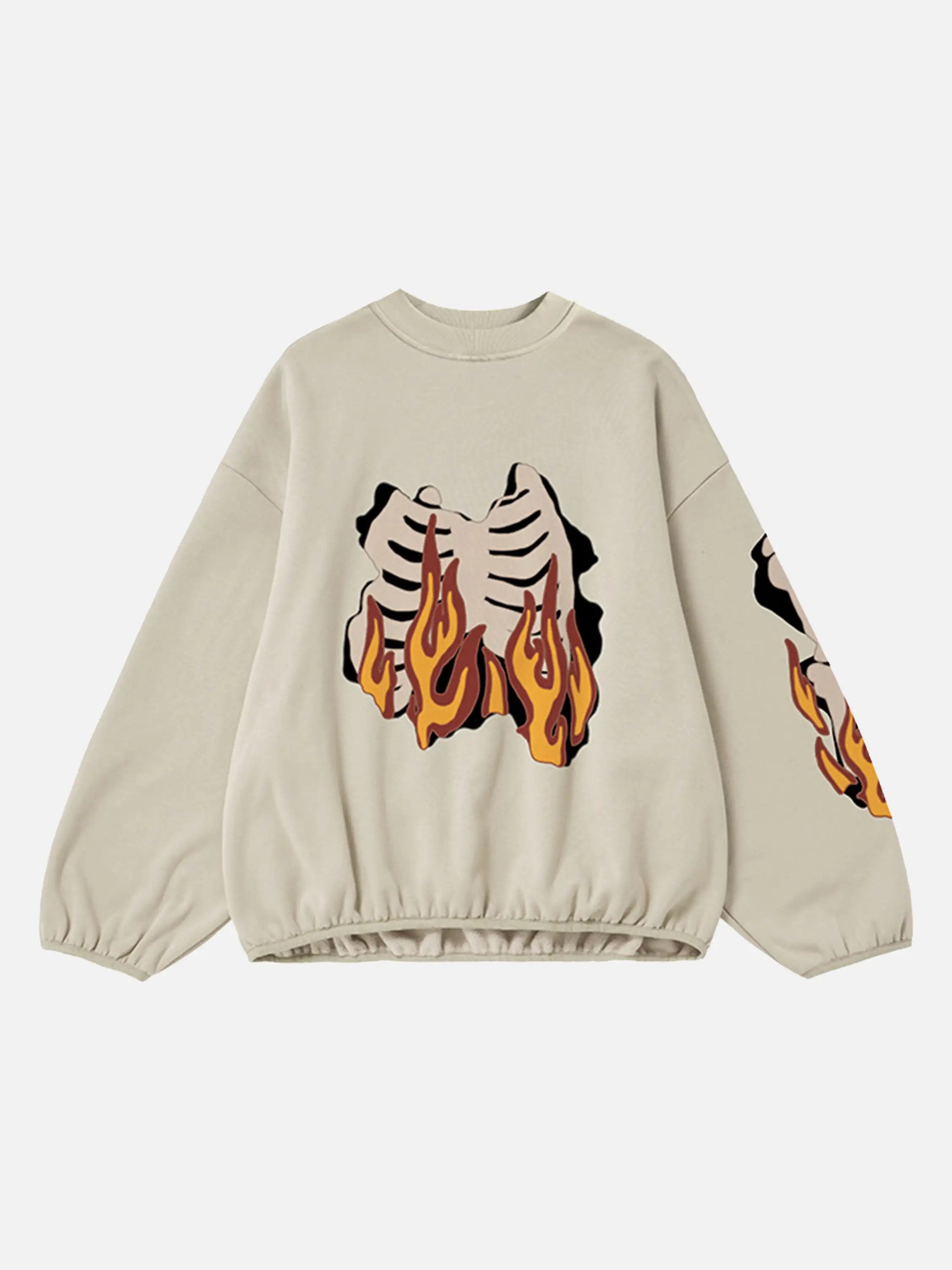 Disguisen Burning Bones Print Sweatshirt