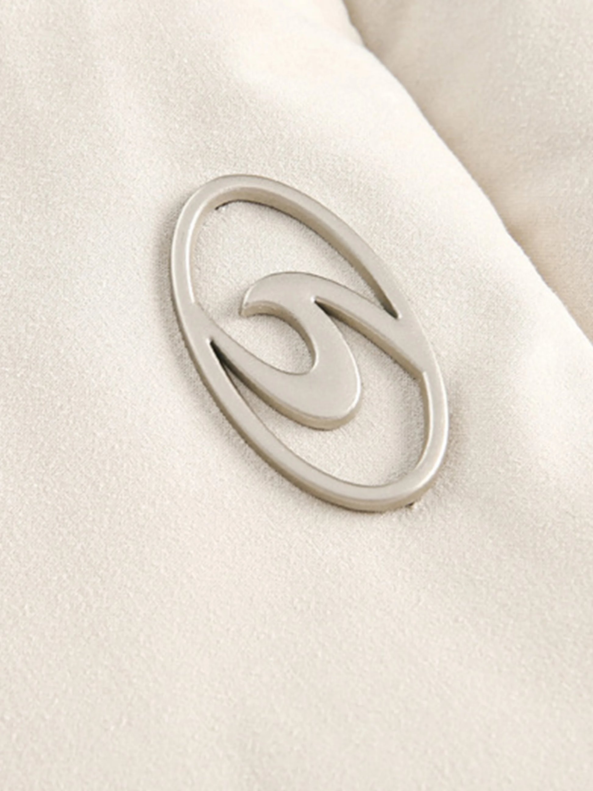 Panelled Stand Collar Cropped Coat