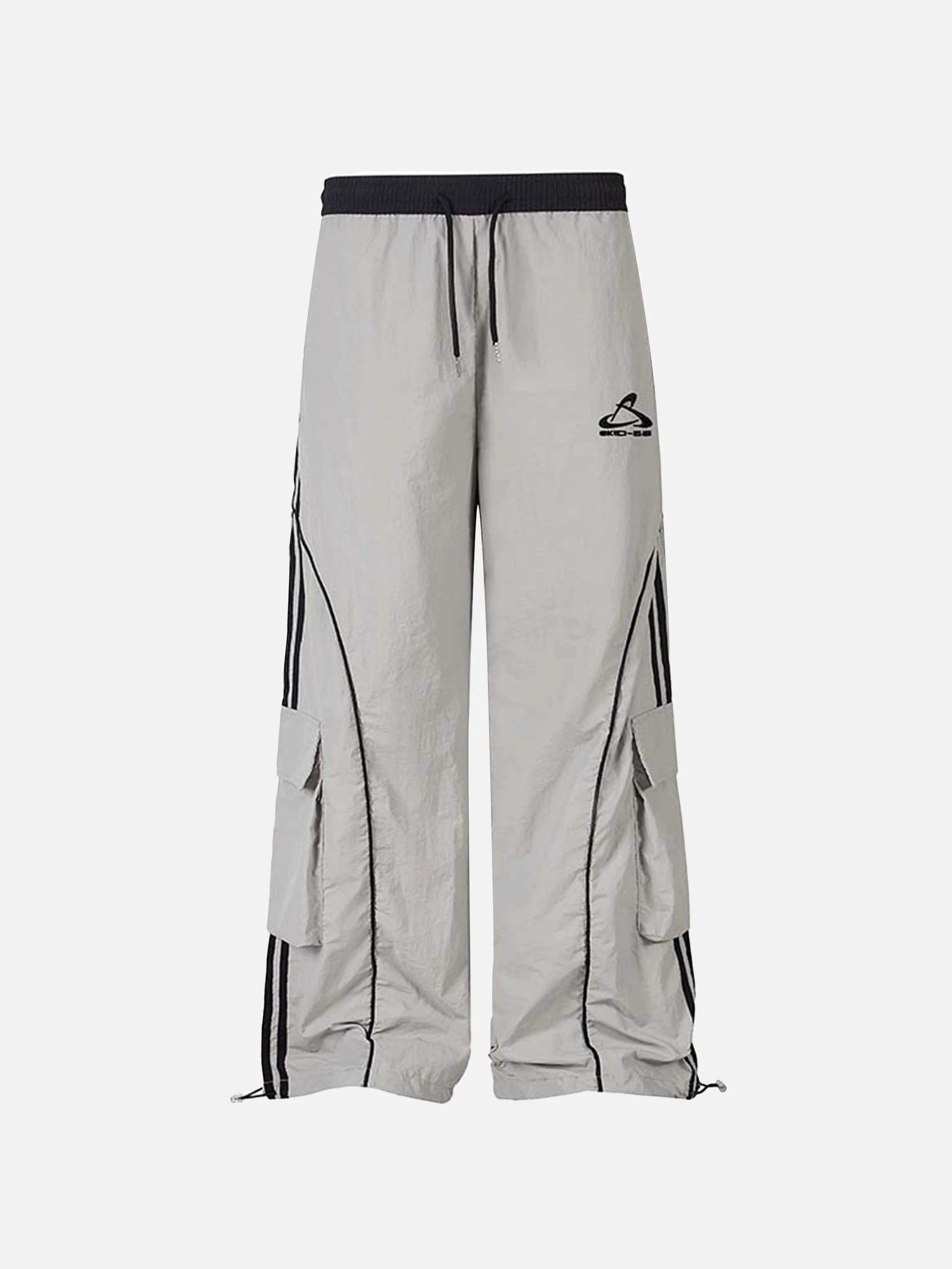 Disguisen Contrast Striped Drawstring Sweatpants